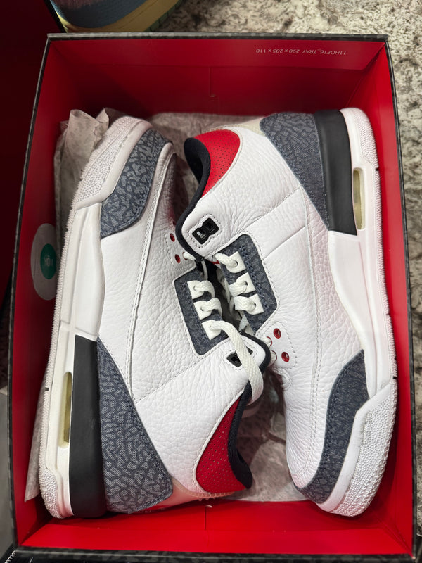 Jordan 3 Retro SE Fire Red Denim (GS)