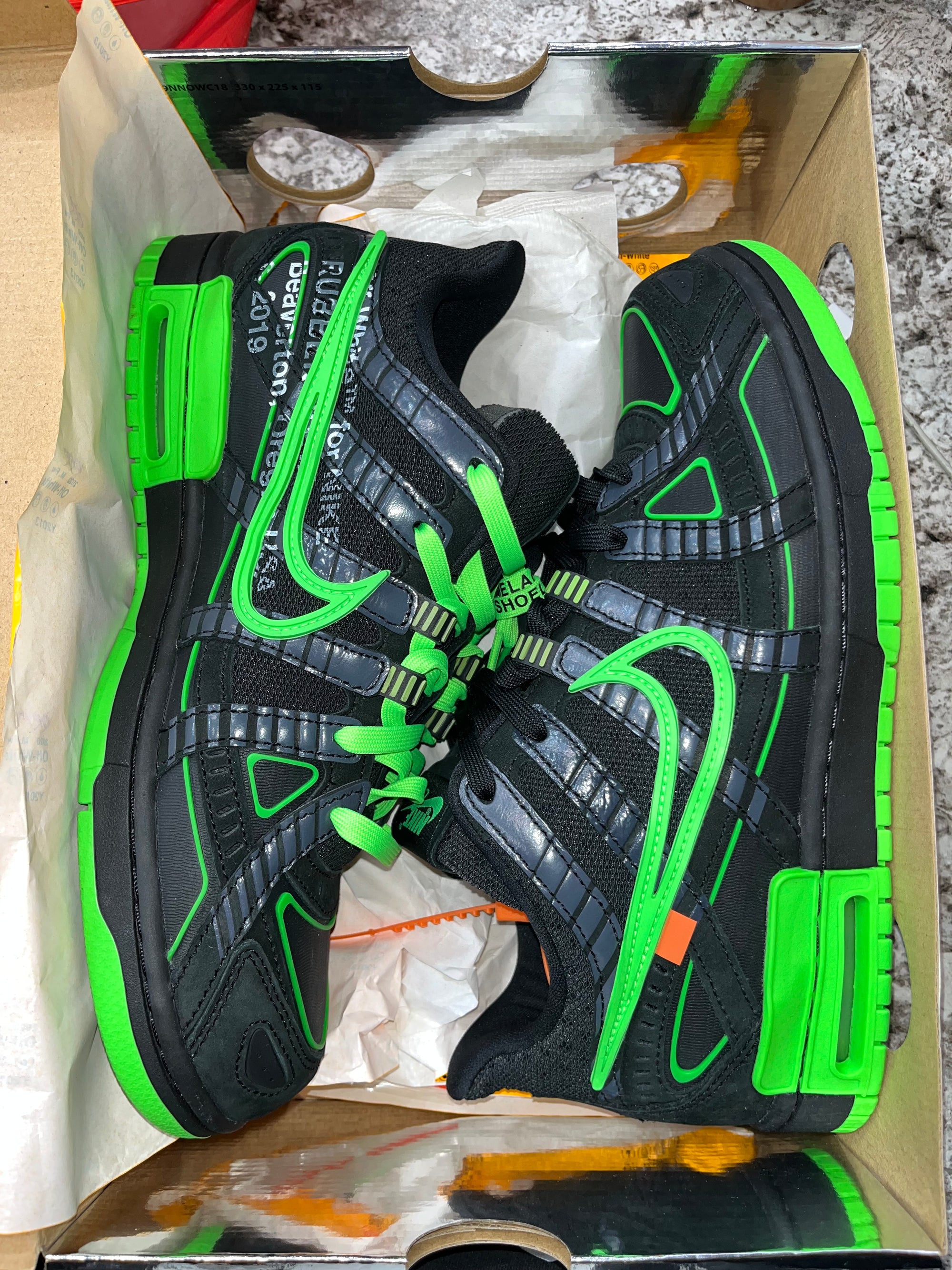 Nike Air Rubber Dunk Off-White Green Strike