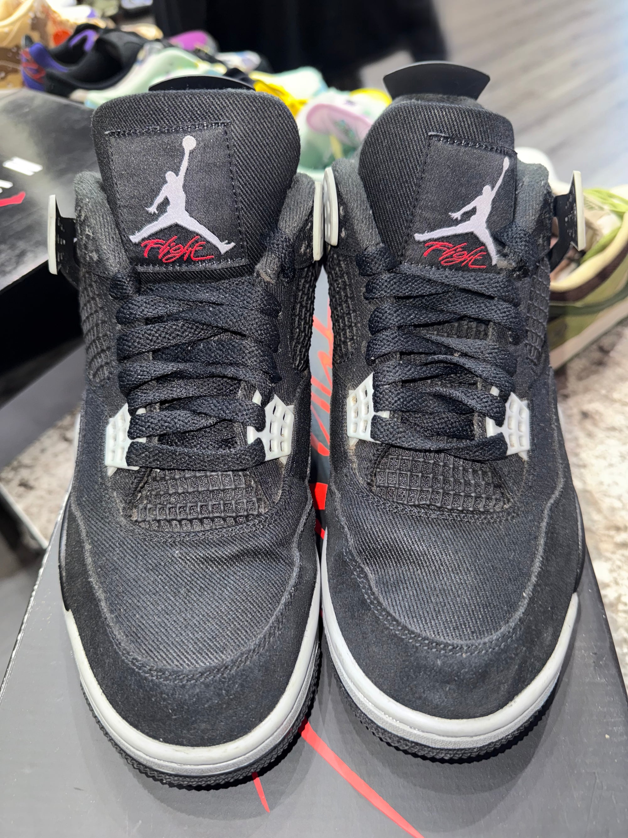 Jordan 4 Retro SE Black Canvas