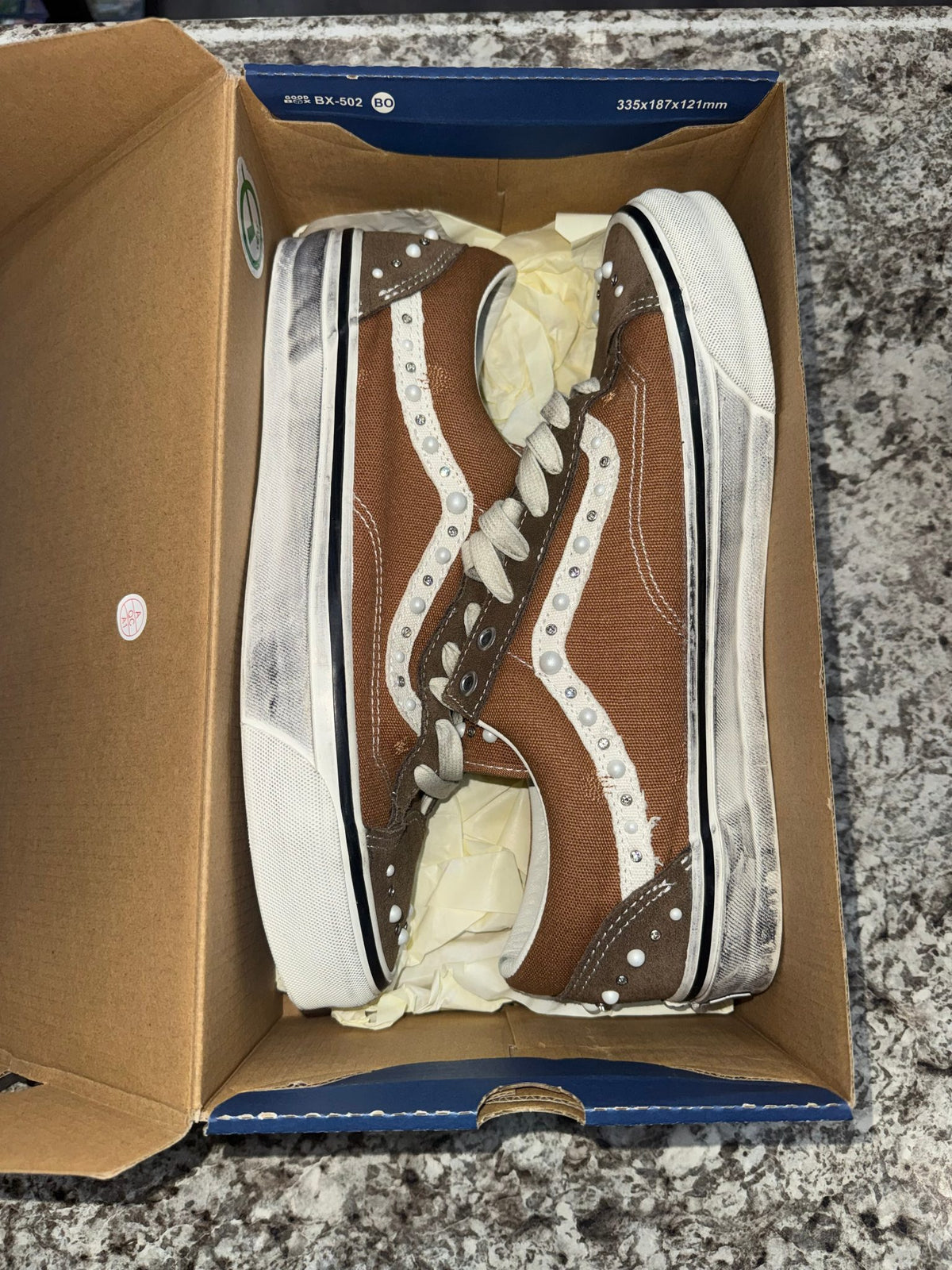 Vans LX Old Skool 36 Pearlized Pack Vintage Cocoa Brown