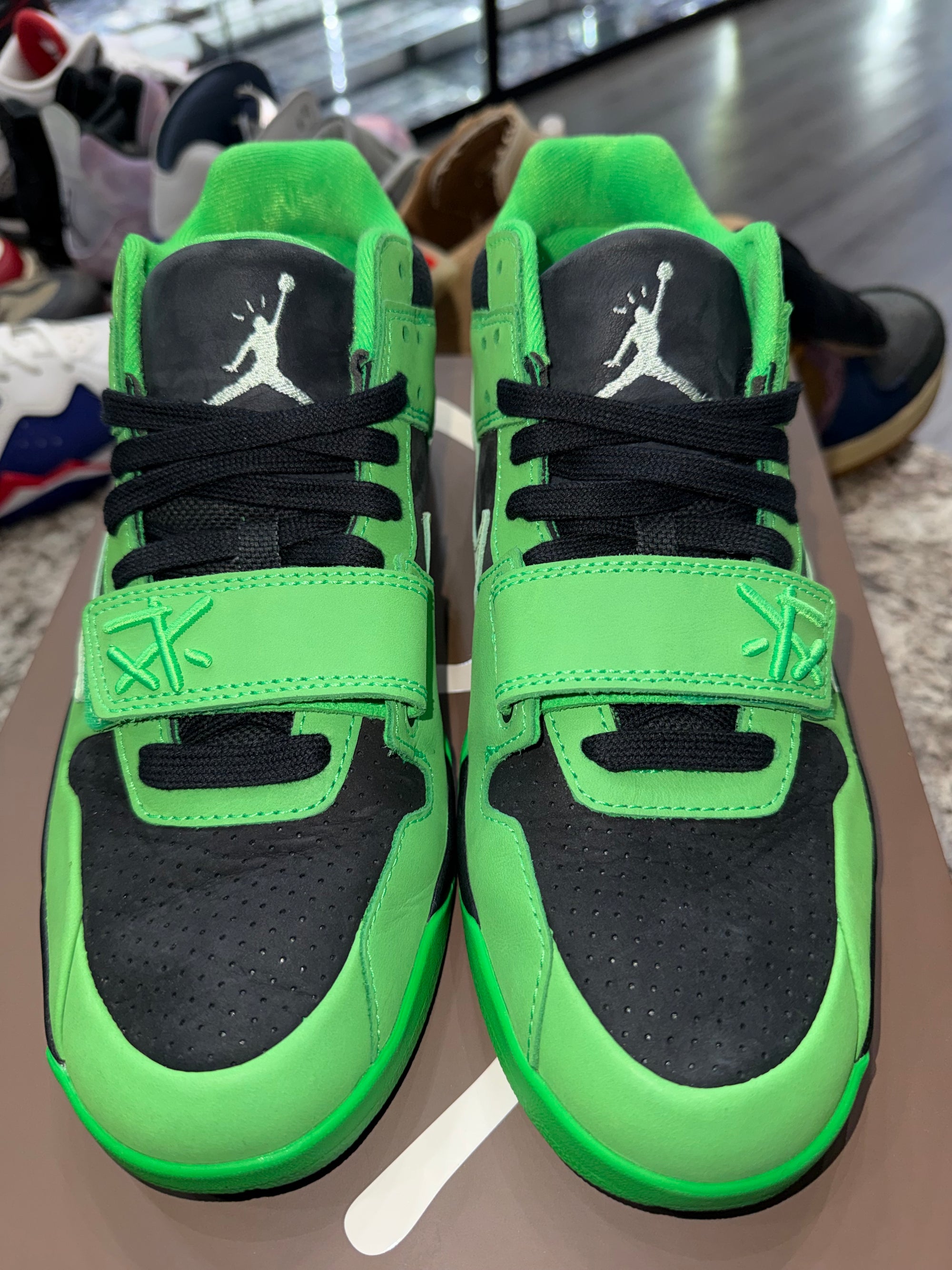Jordan CJ1 T-Rexx Travis Scott Green Spark