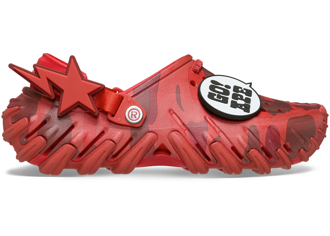 Crocs Echo RO Clog Bape Flame Camo