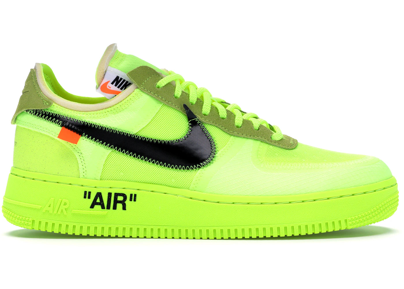 Nike Air Force 1 Low Off-White Volt (DAMAGED BOX)