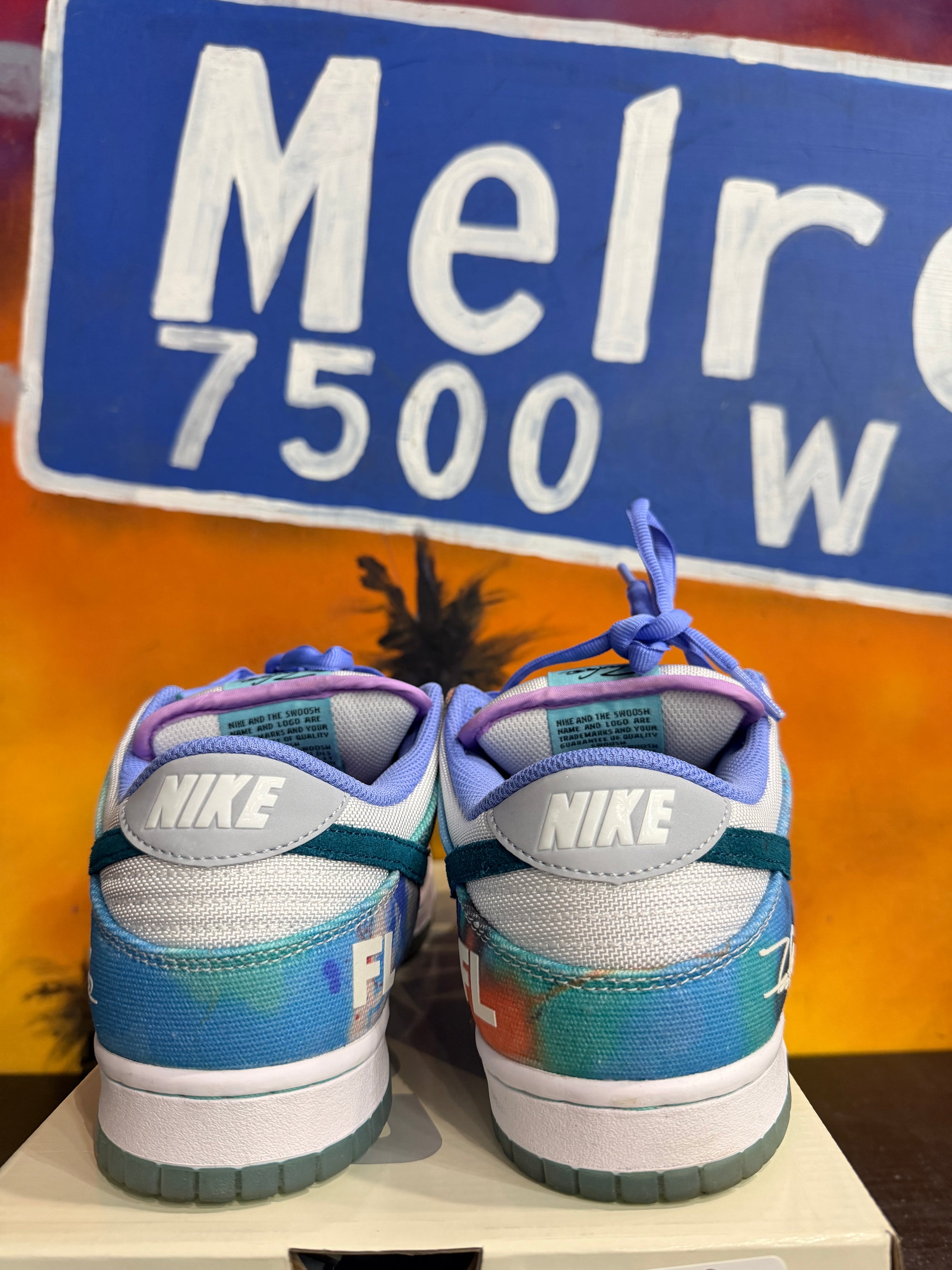 Nike SB Dunk Low Futura Laboratories Bleached Aqua