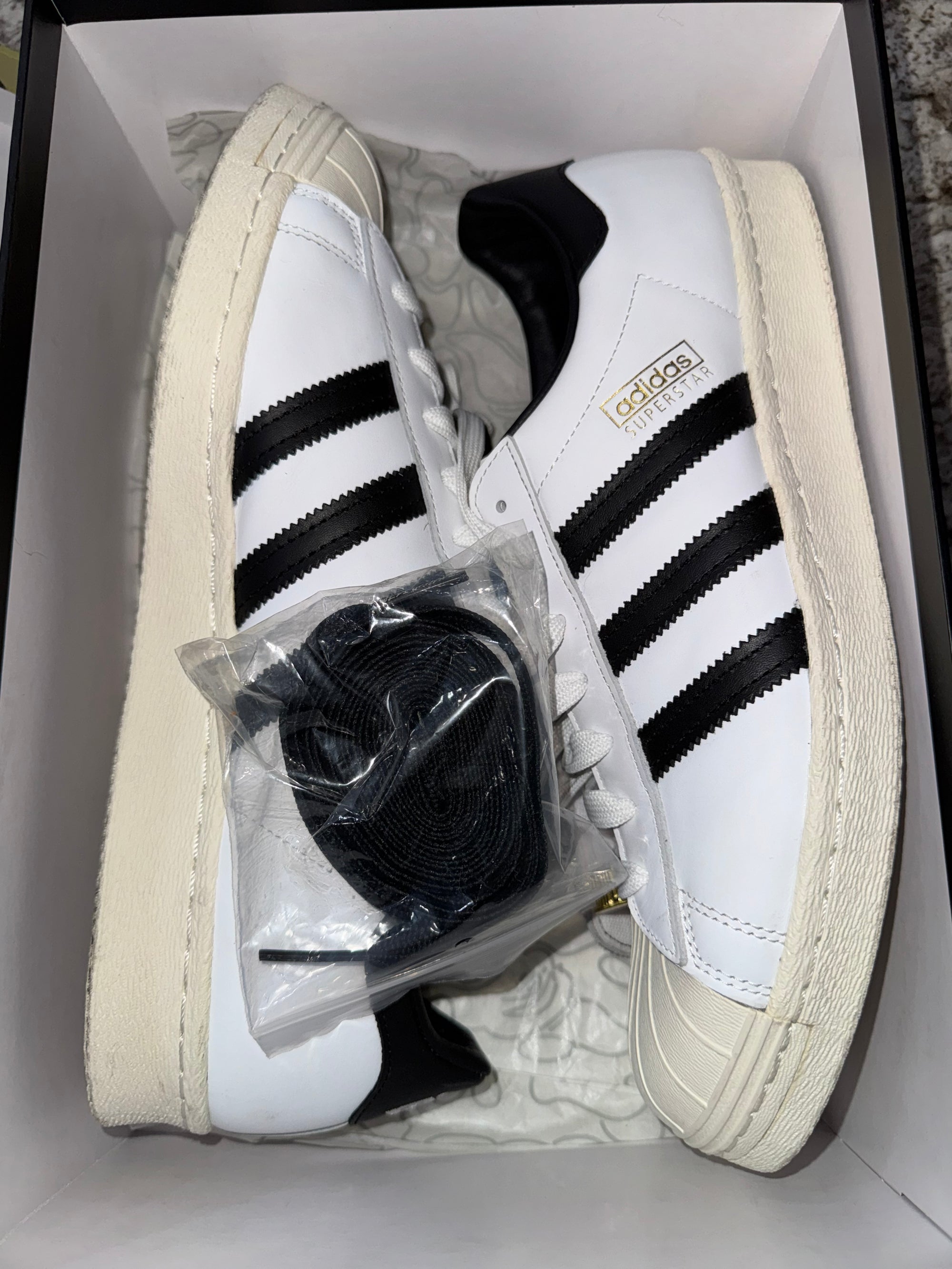 adidas Superstar 80s Bape White Black