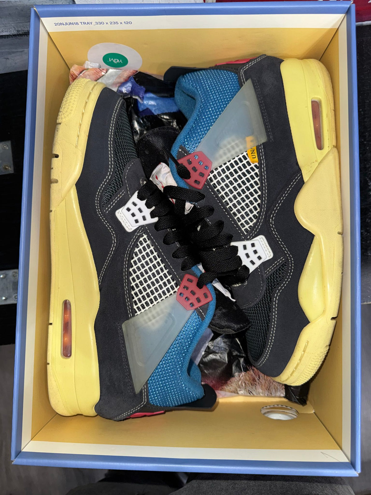 Jordan 4 Retro Union Off Noir
