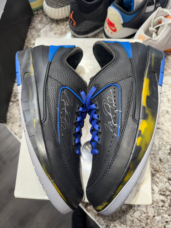 Jordan 2 Retro Low SP Off-White Black Blue