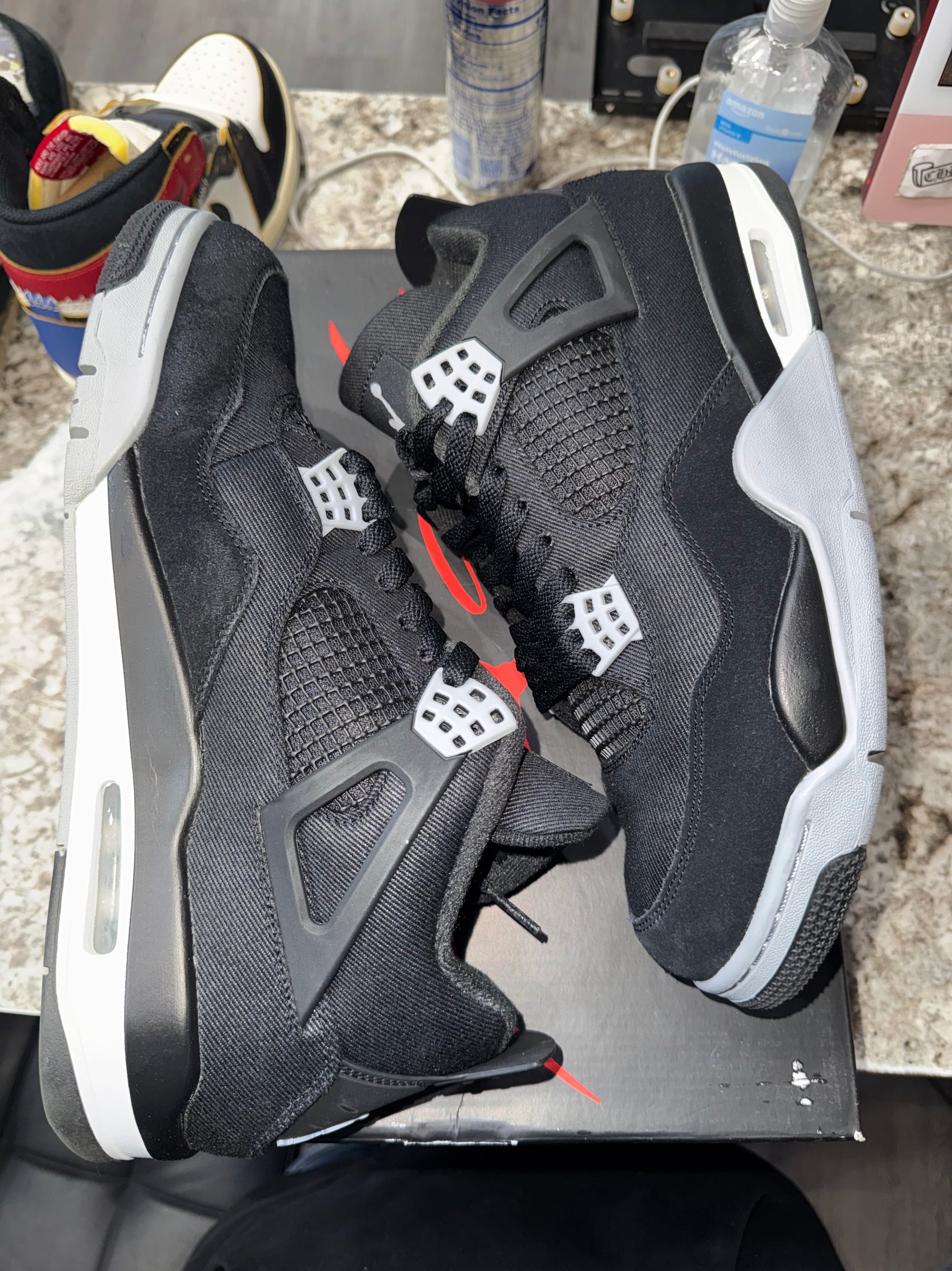 Jordan 4 Retro SE Black Canvas