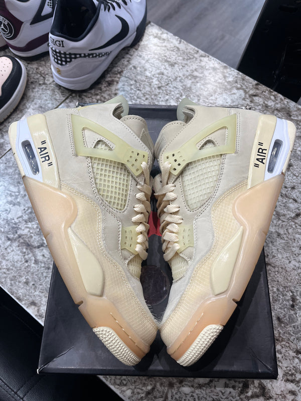 Jordan 4 Retro Off-White Sail (Women's) (DAMAGED BOX)