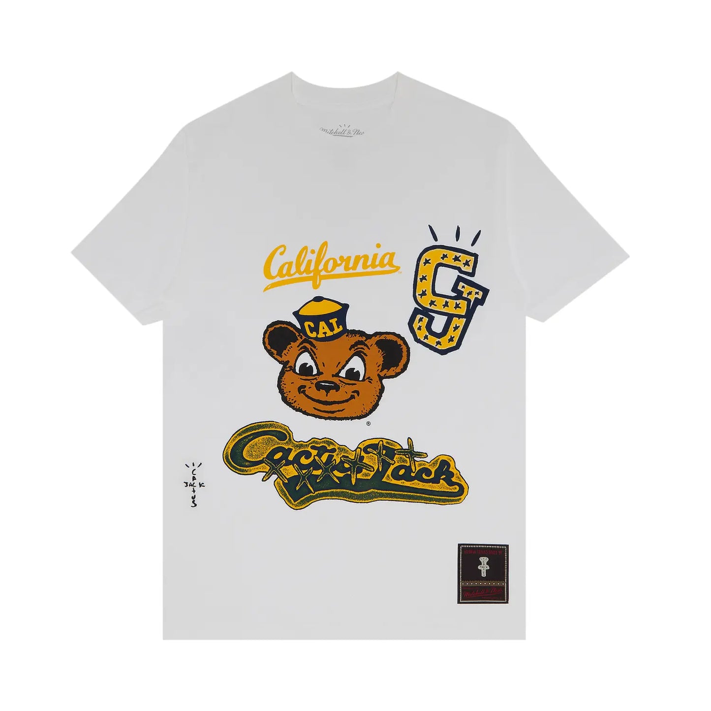 Travis Scott " UC Berkeley Hand Drawn White" T-Shirt