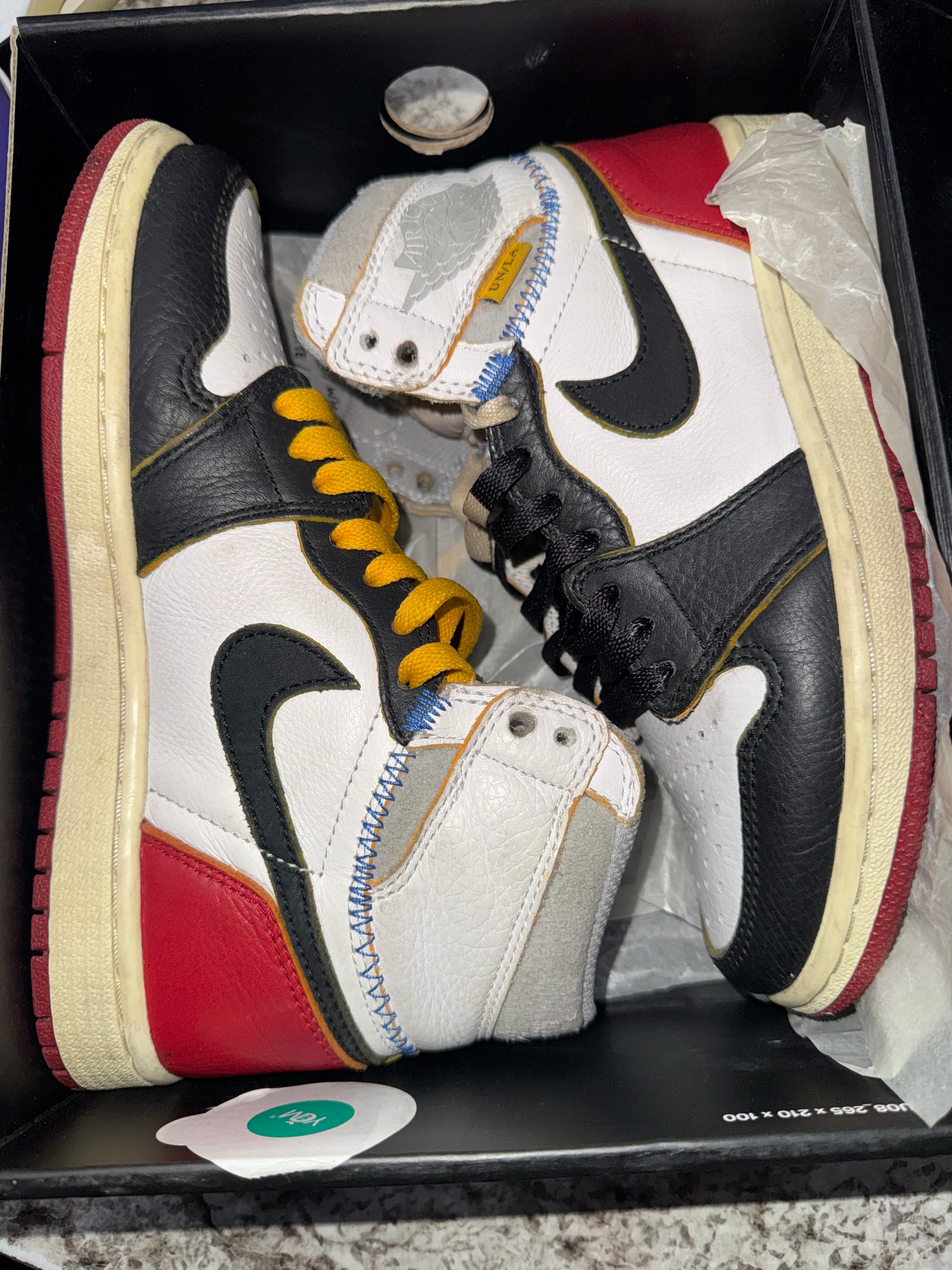 Jordan 1 Retro High Union Los Angeles Black Toe