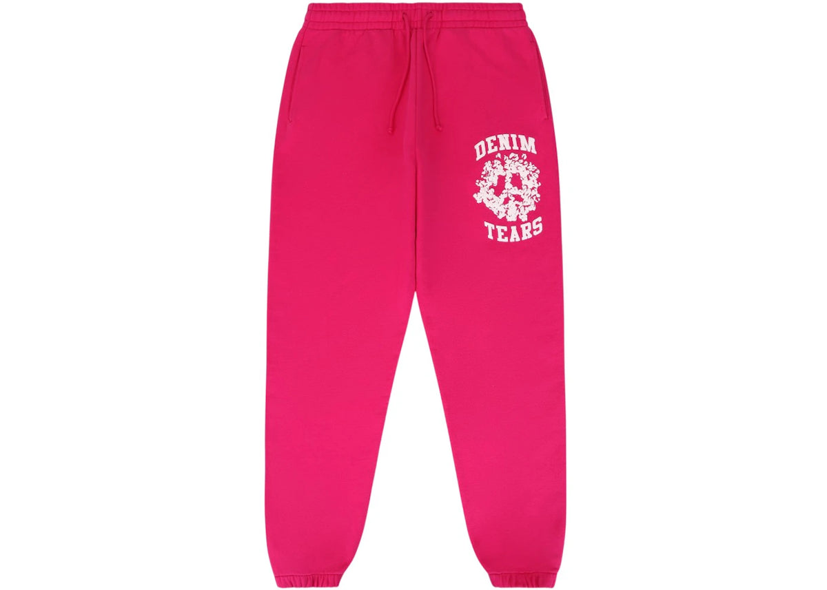 Denim Tears Denim University Sweatpants Pink/White