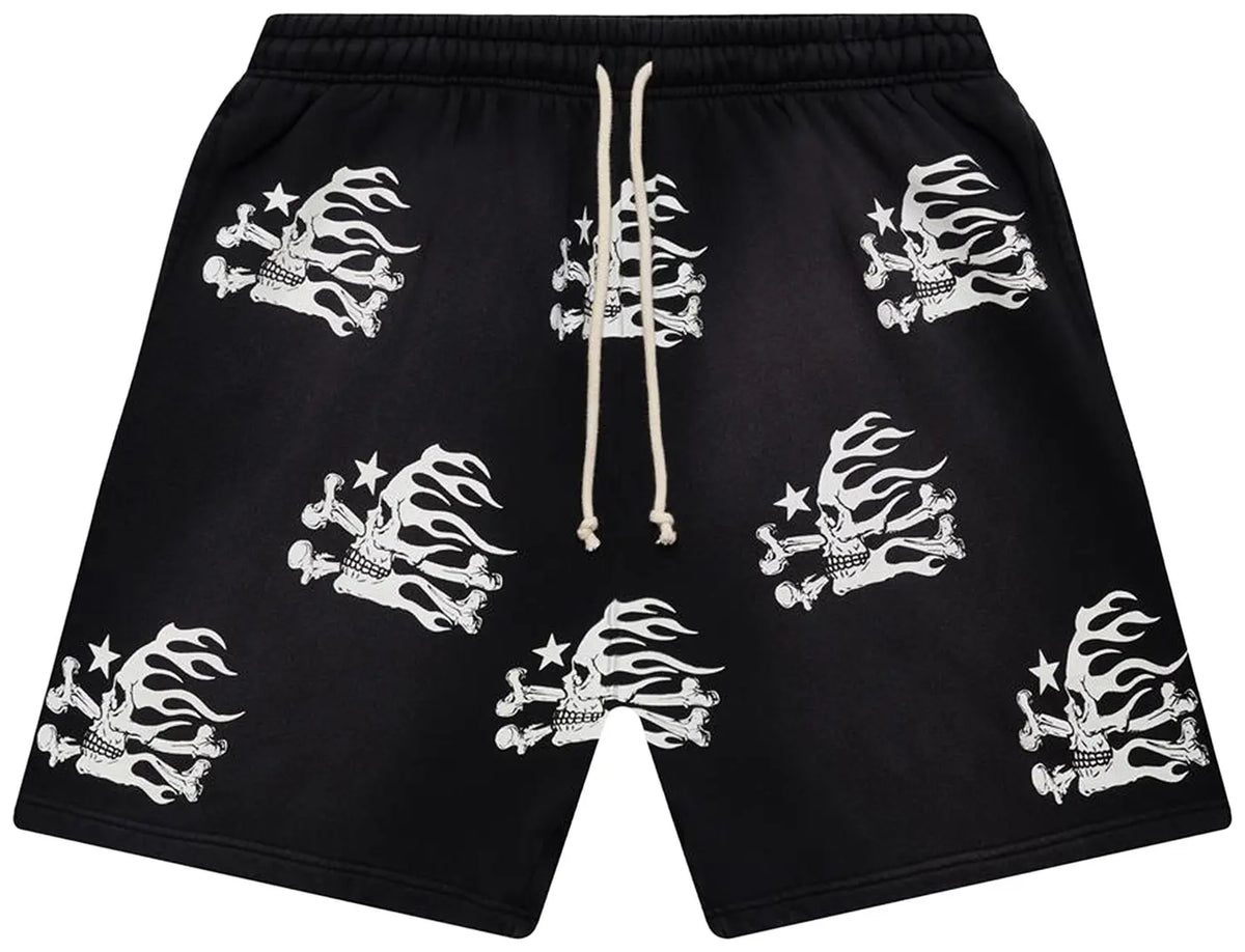 Hellstar Skull Shorts Black