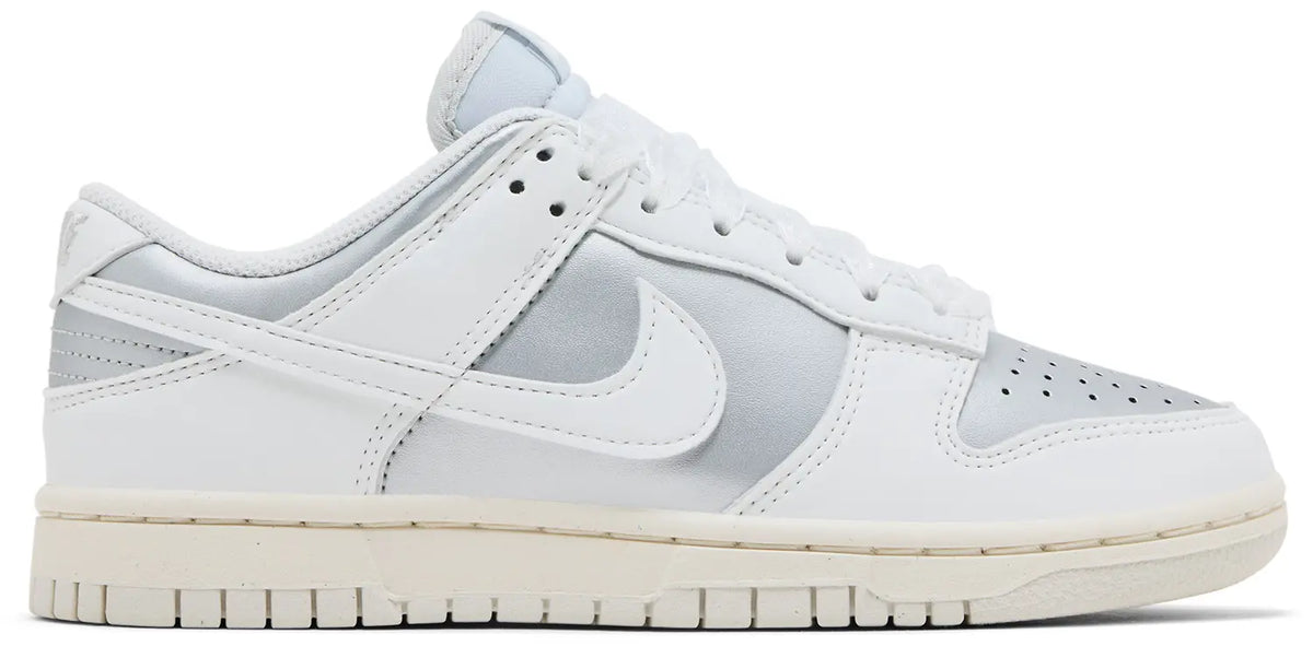 Nike Dunk Low Next Nature Sheer Lace Metallic Platinum (Women's)