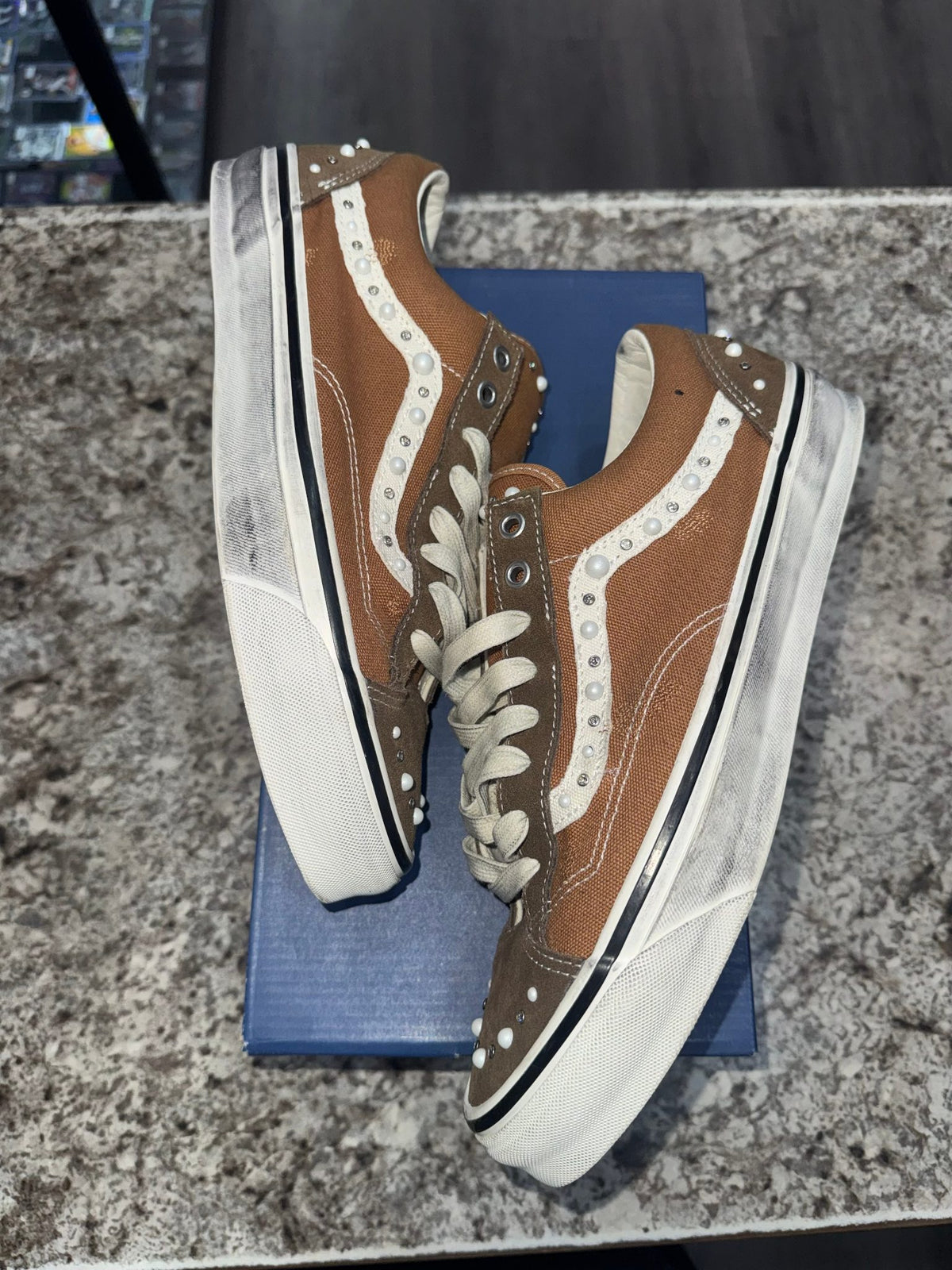 Vans LX Old Skool 36 Pearlized Pack Vintage Cocoa Brown
