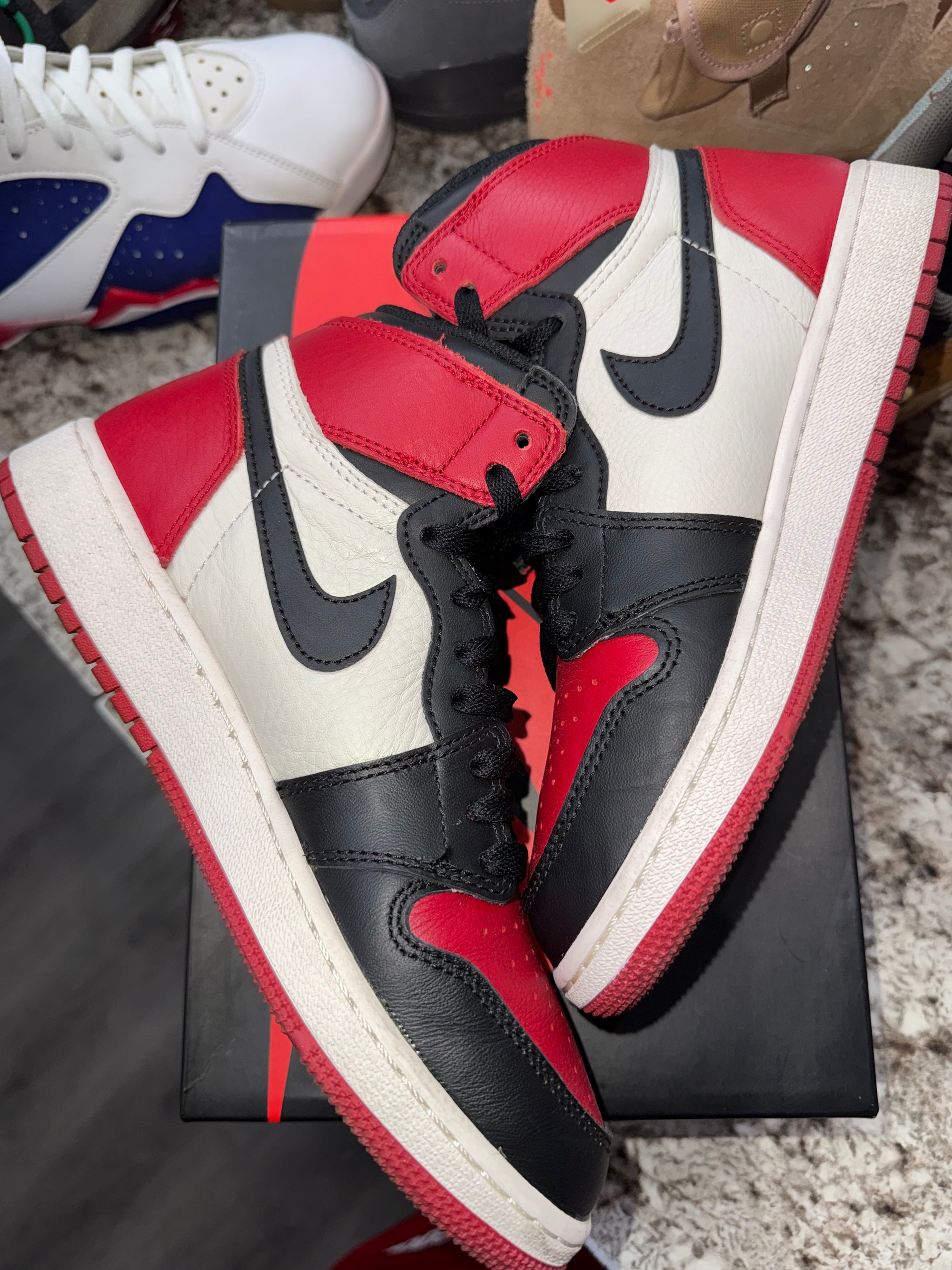 Jordan 1 Retro High Bred Toe (GS)