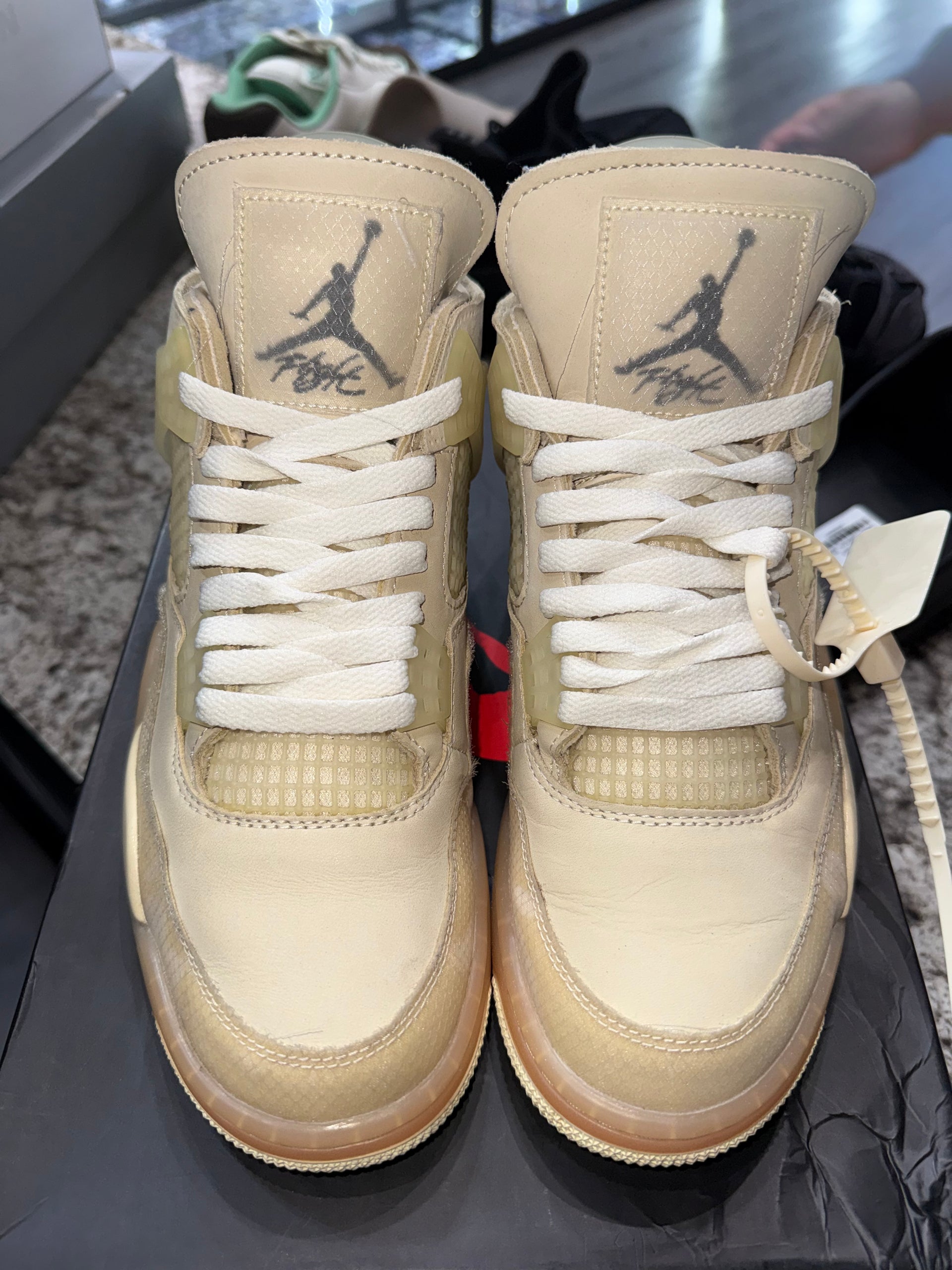 Jordan 4 Retro Off-White Sail (Women's)