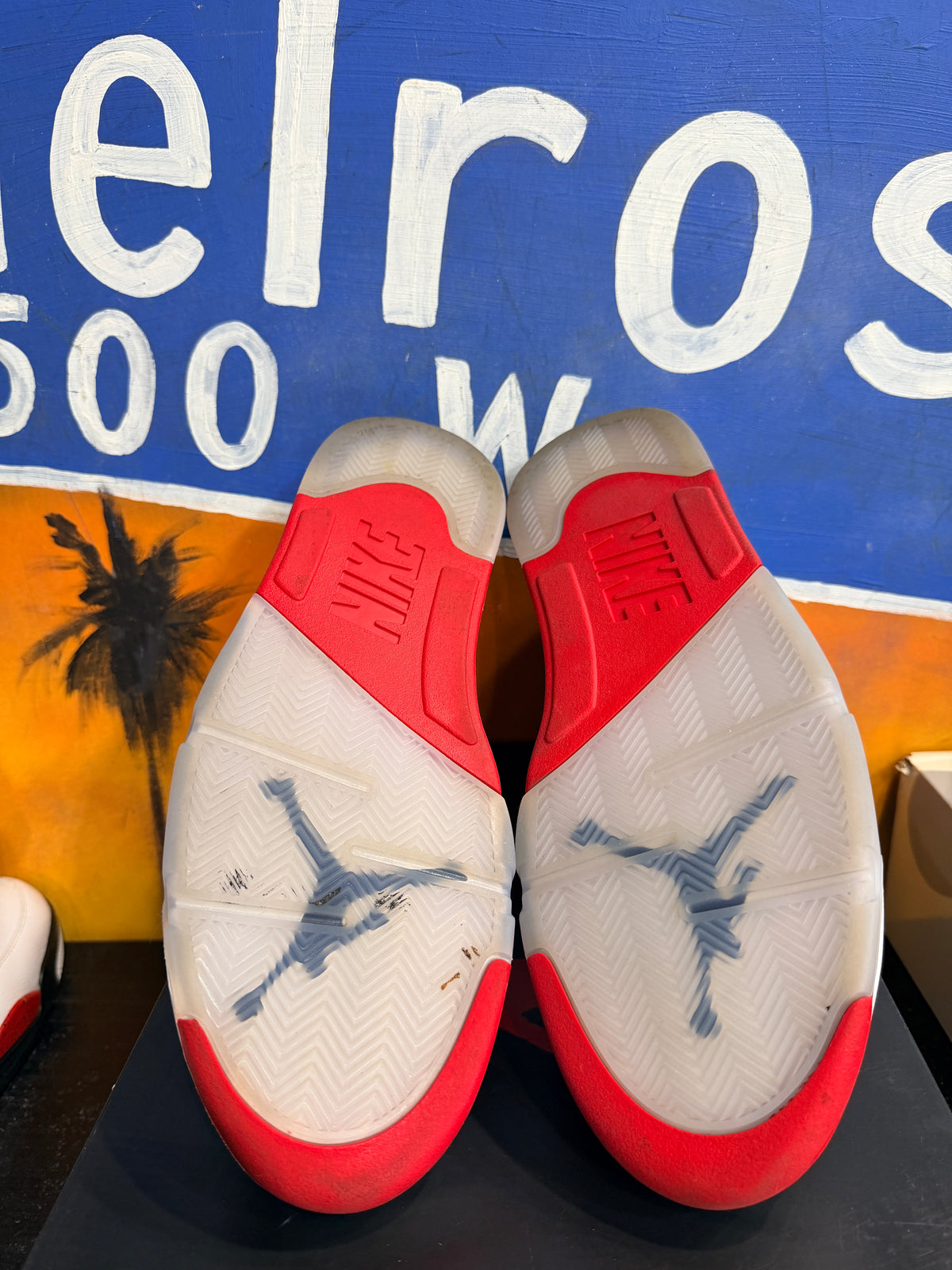 Jordan 5 Retro Fire Red Black Tongue (2025)