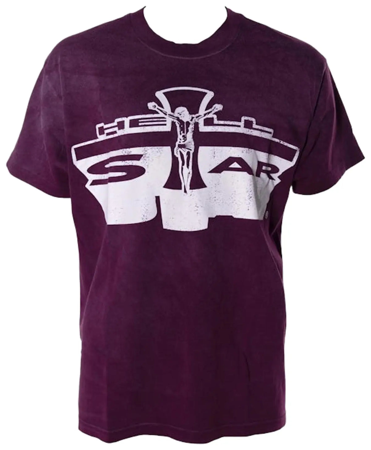 Hellstar Jesus T-Shirt Burgundy