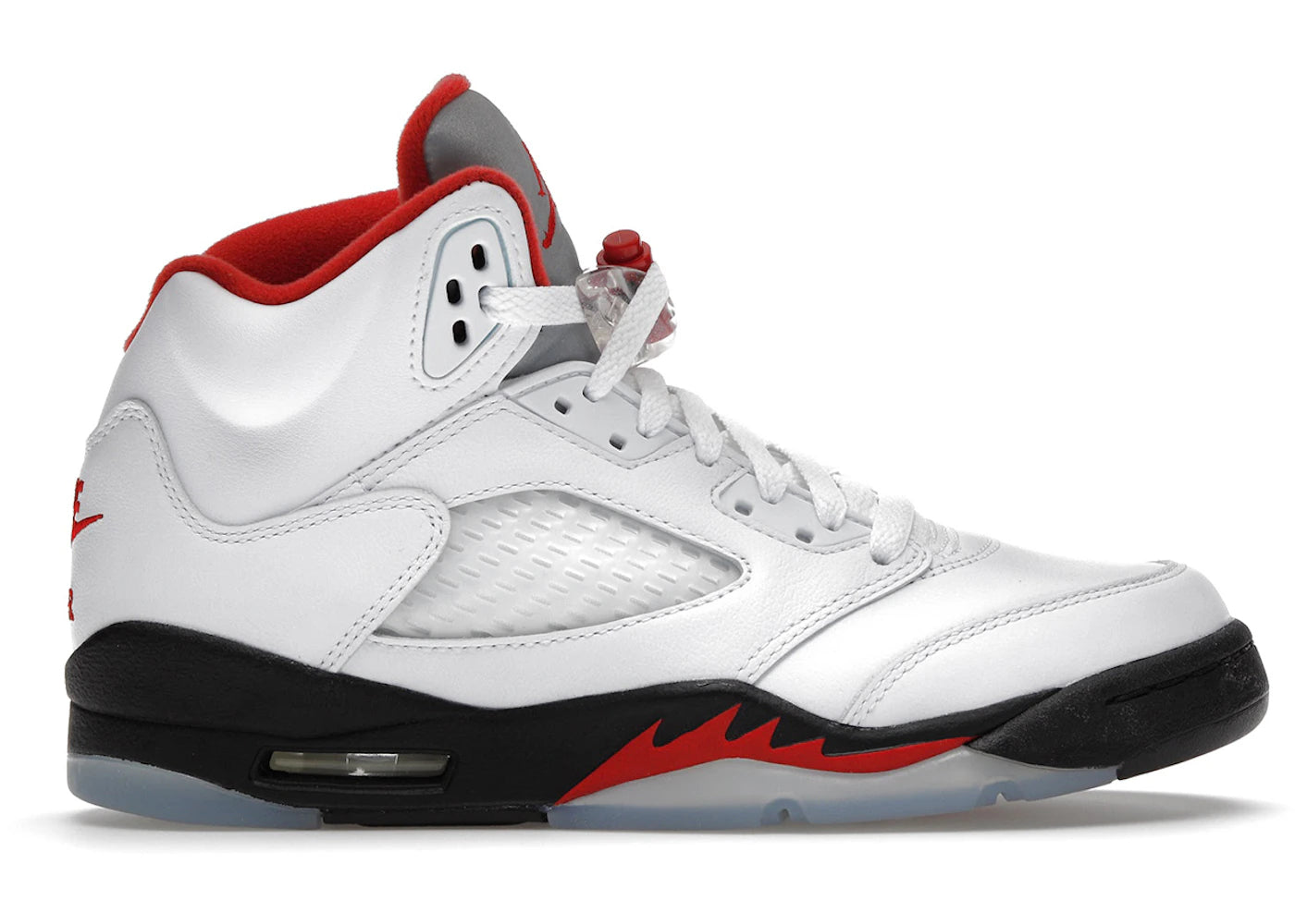 Jordan 5 Retro Fire Red Silver Tongue (2020) (DAMAGED BOX)