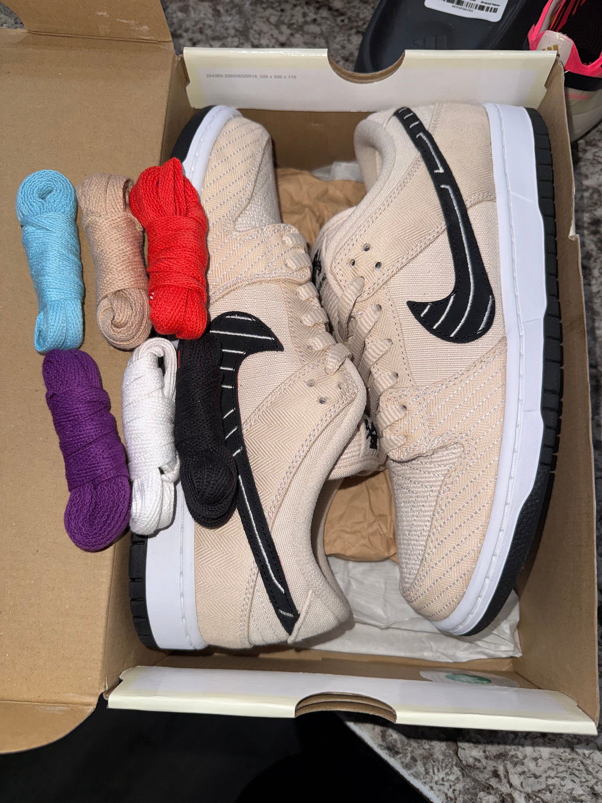 Nike SB Dunk Low Albino & Preto