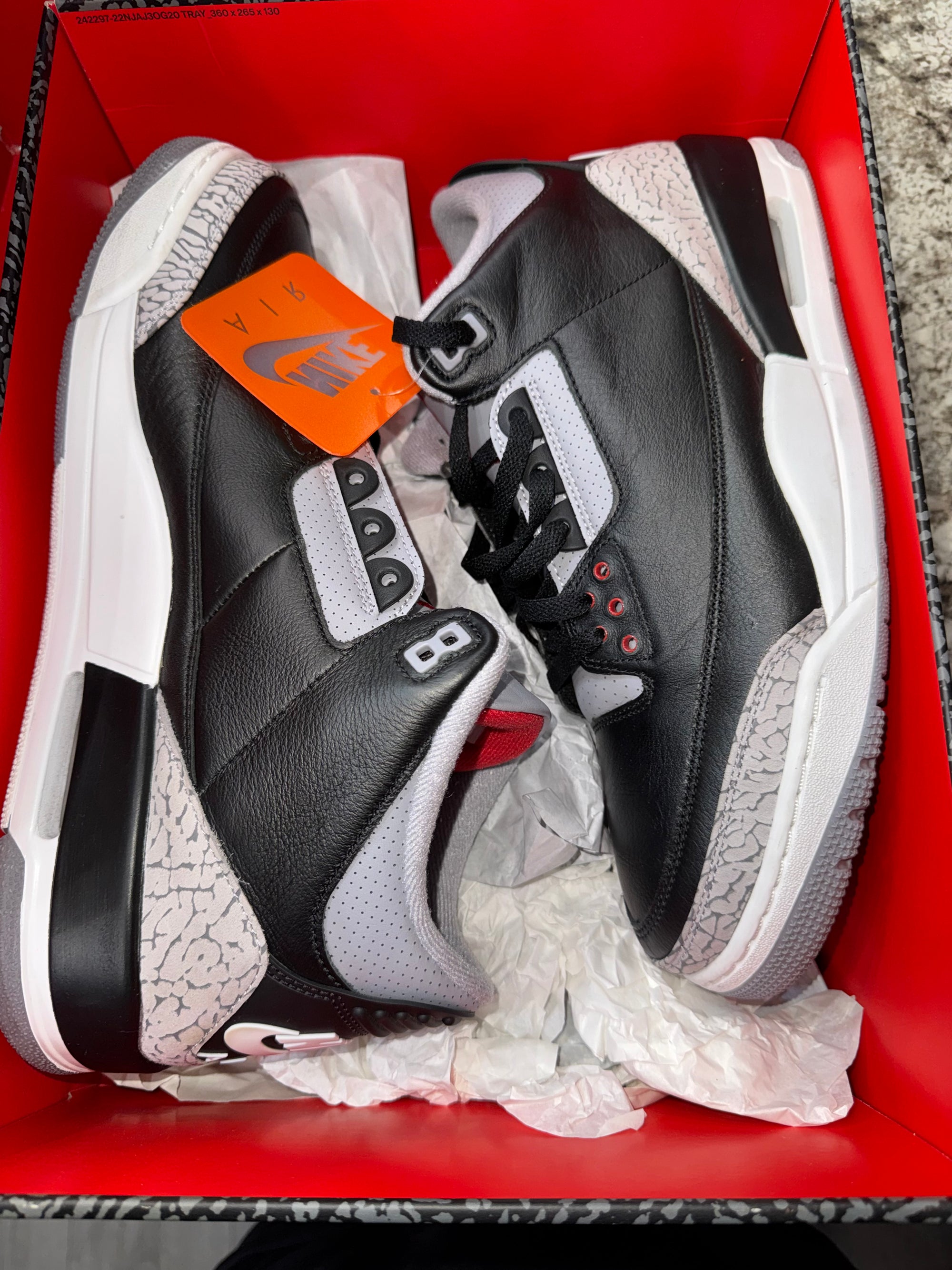 Jordan 3 Retro OG Black Cement (2024)
