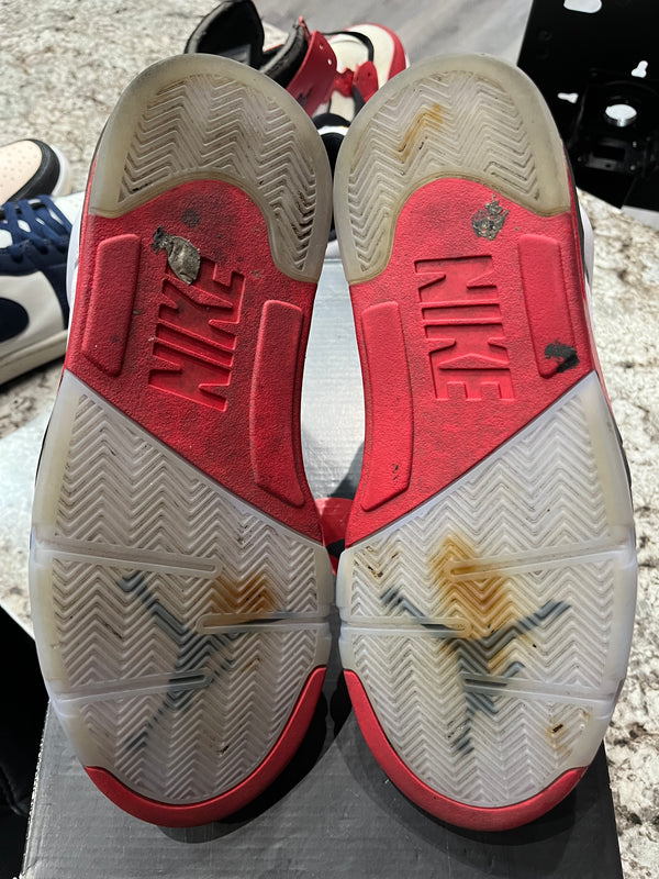 Jordan 5 Retro Fire Red Black Tongue (2025)