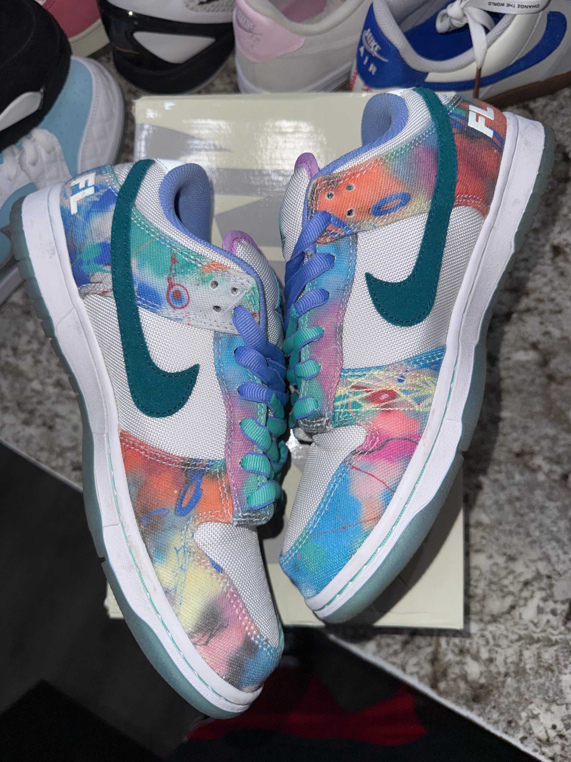 Nike SB Dunk Low Futura Laboratories Bleached Aqua