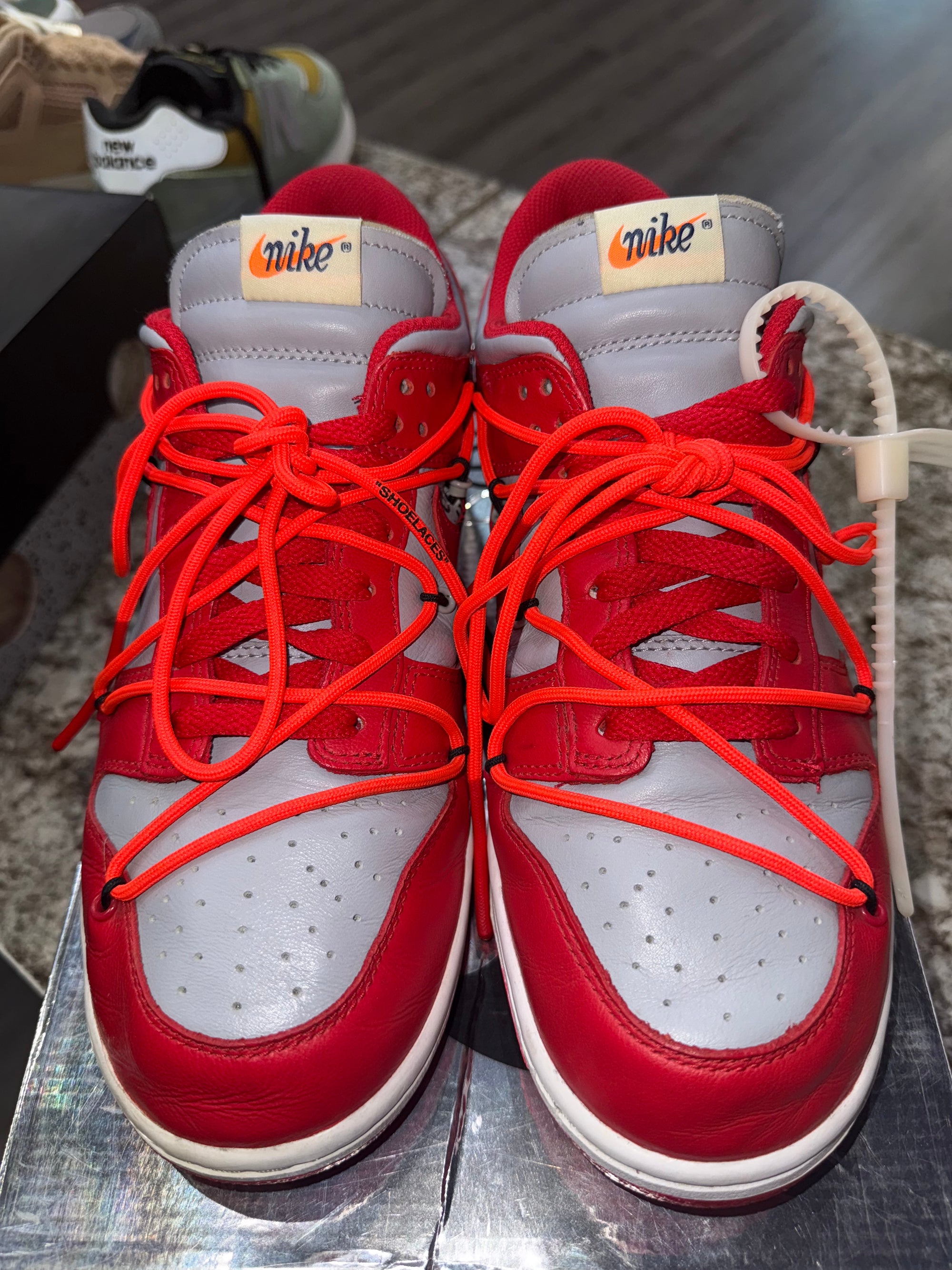 Nike Dunk Low Off-White University Red