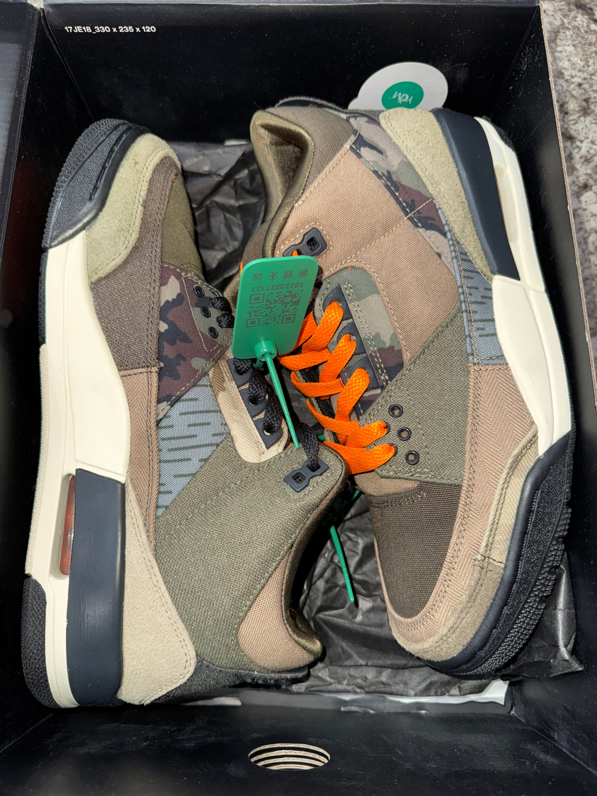 Jordan 3 Retro Patchwork Camo