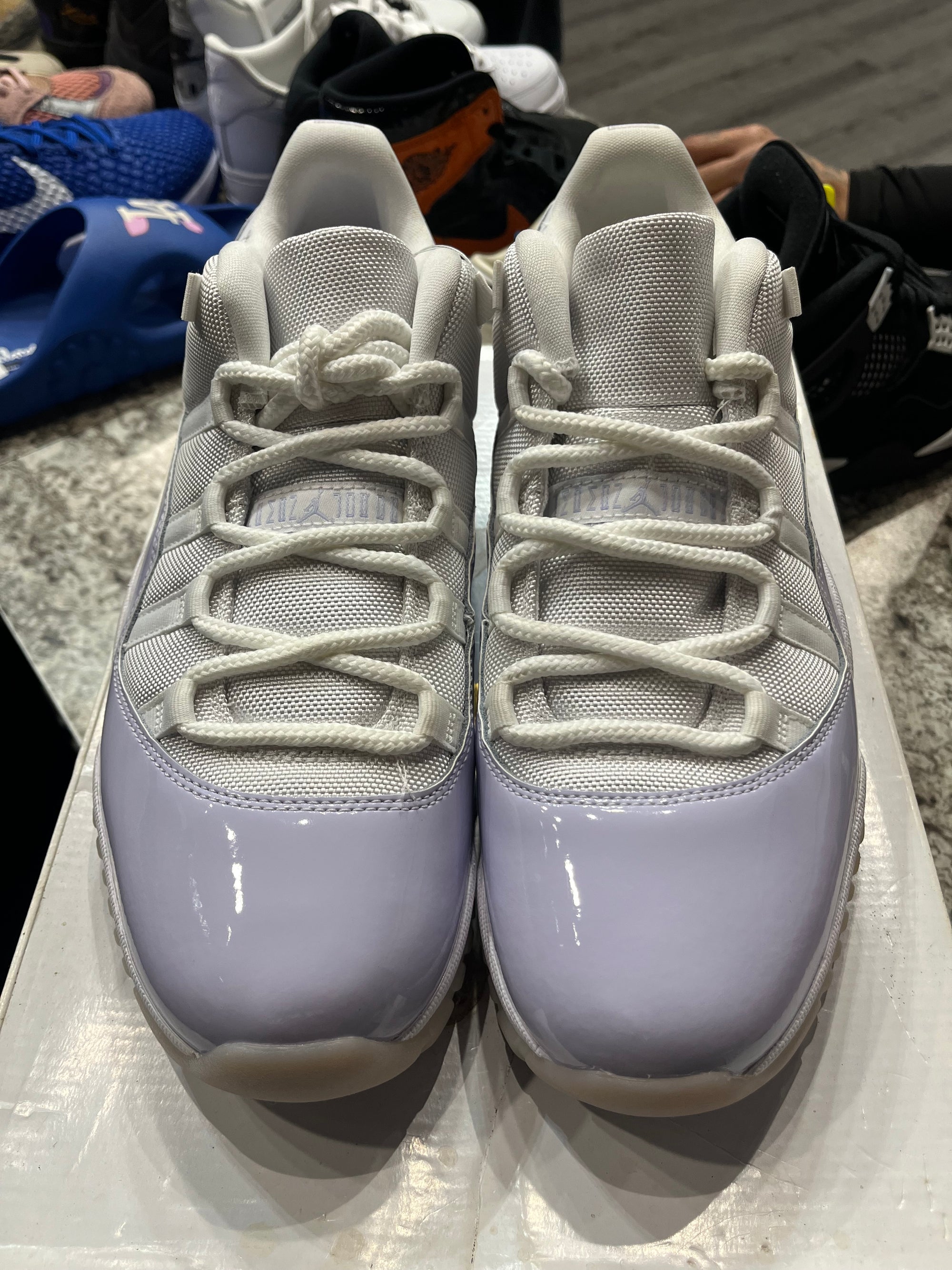 Jordan 11 Retro Low Pure Violet (Women's) (VNDS) (DAMAGED BOX)