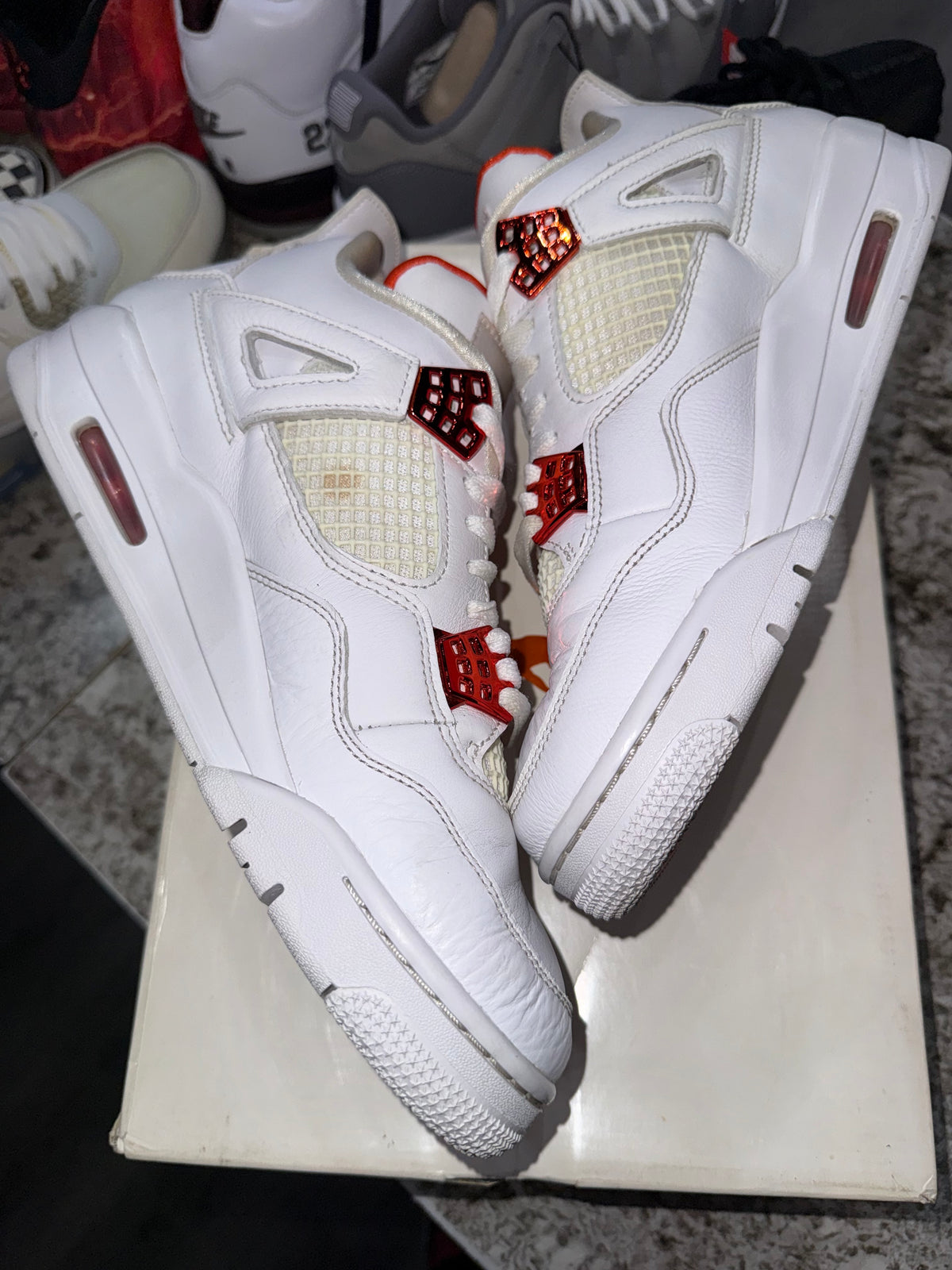 Jordan 4 Retro Metallic Orange
