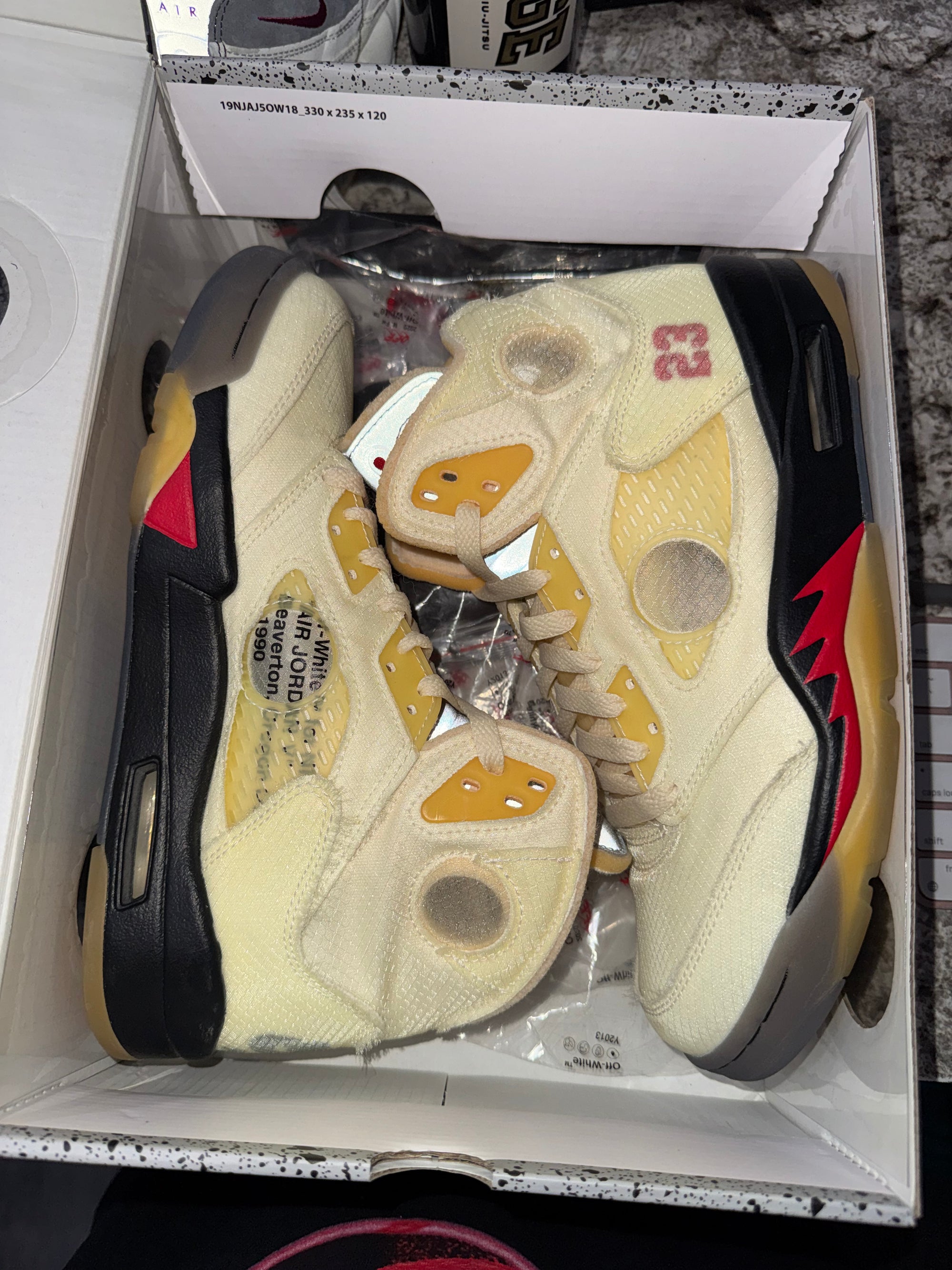 Jordan 5 Retro Off-White Sail