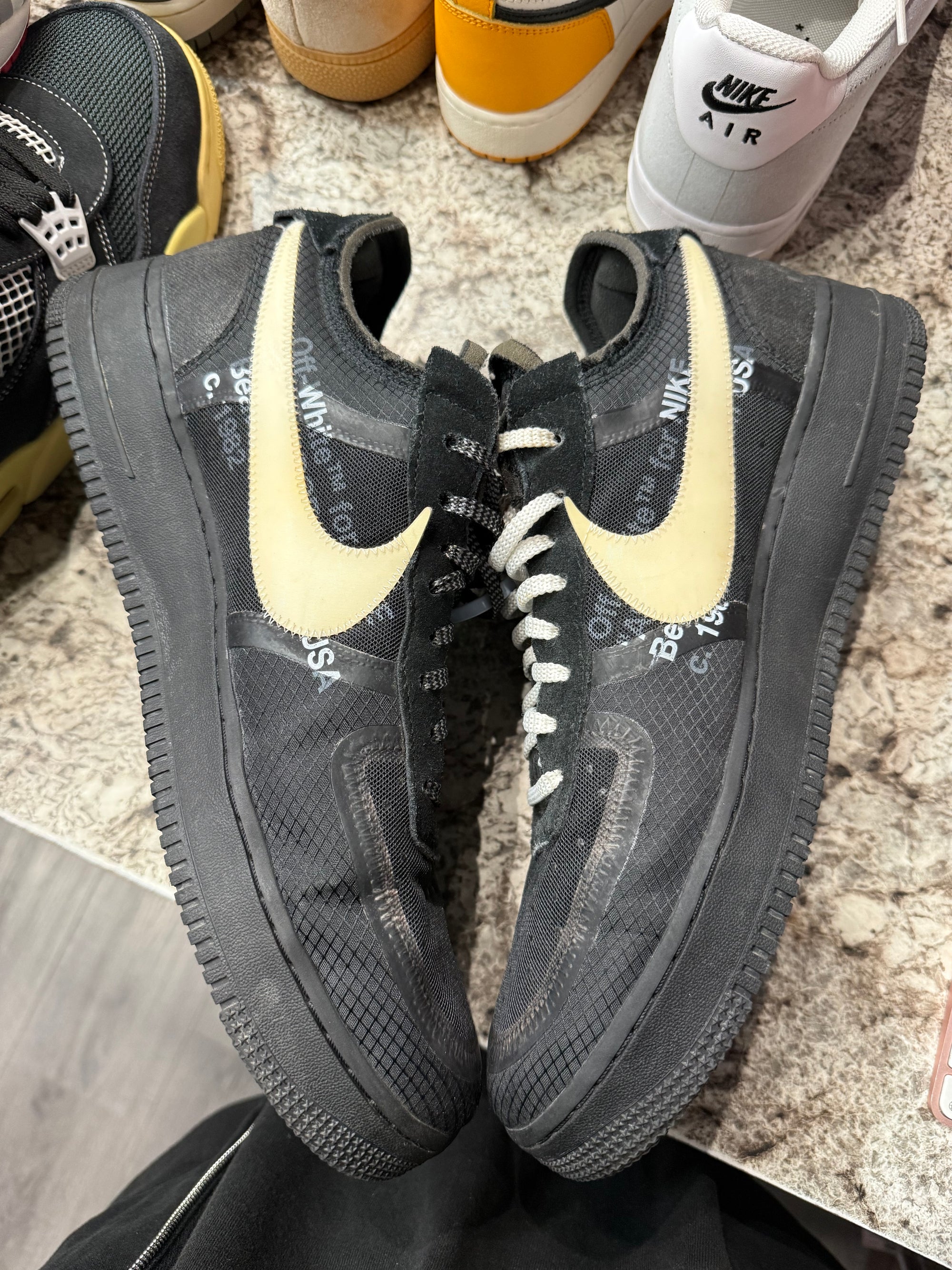 Nike Air Force 1 Low Off-White Black White (NO BOX)