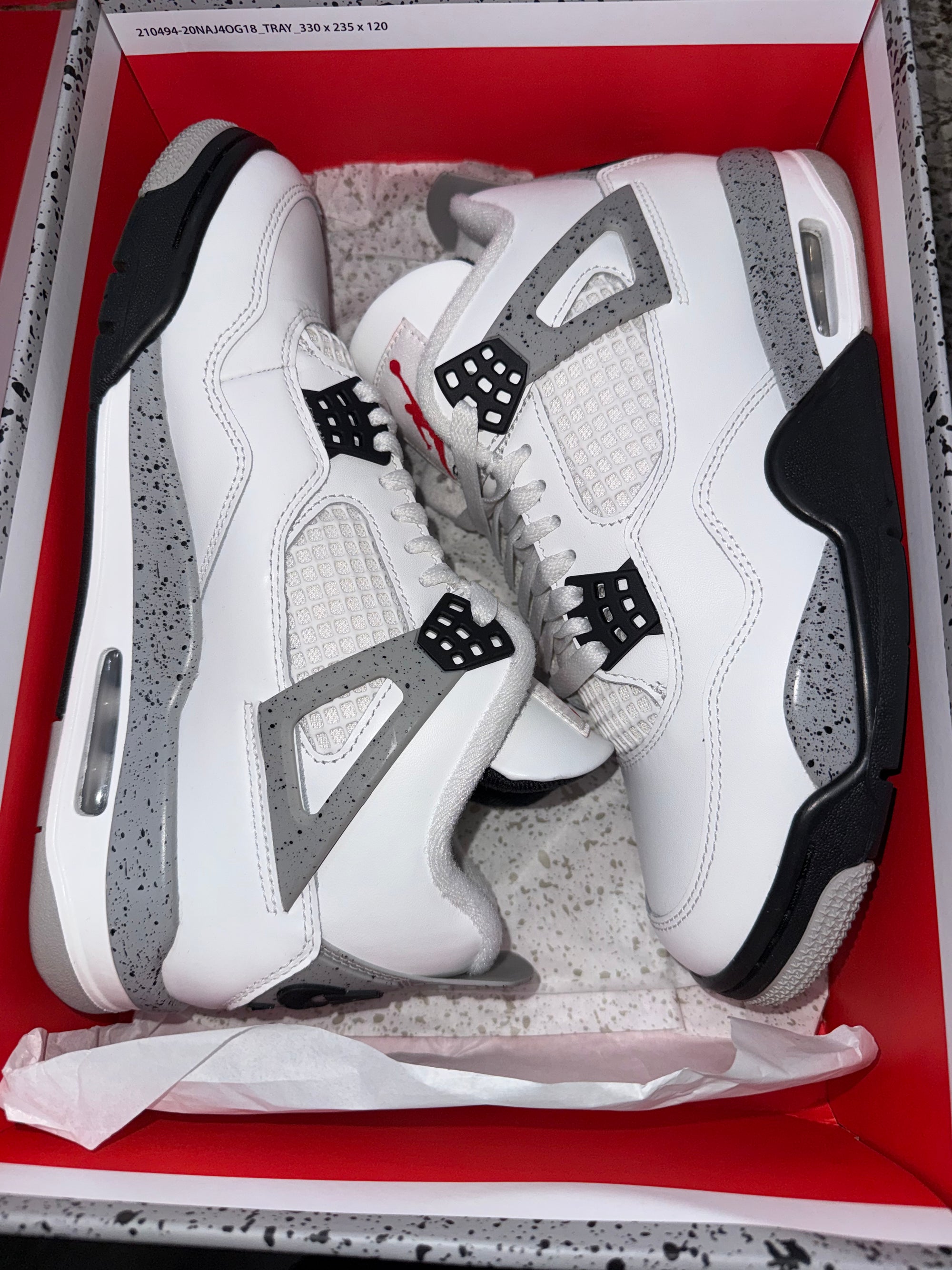 Jordan 4 Retro White Cement (2025)