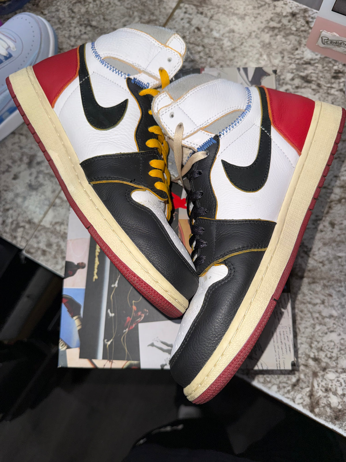 Jordan 1 Retro High Union Los Angeles Black Toe