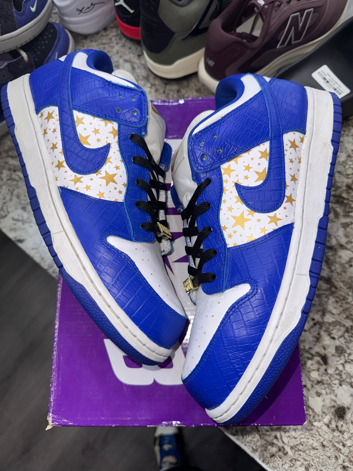 Nike SB Dunk Low Supreme Stars Hyper Royal (2021)