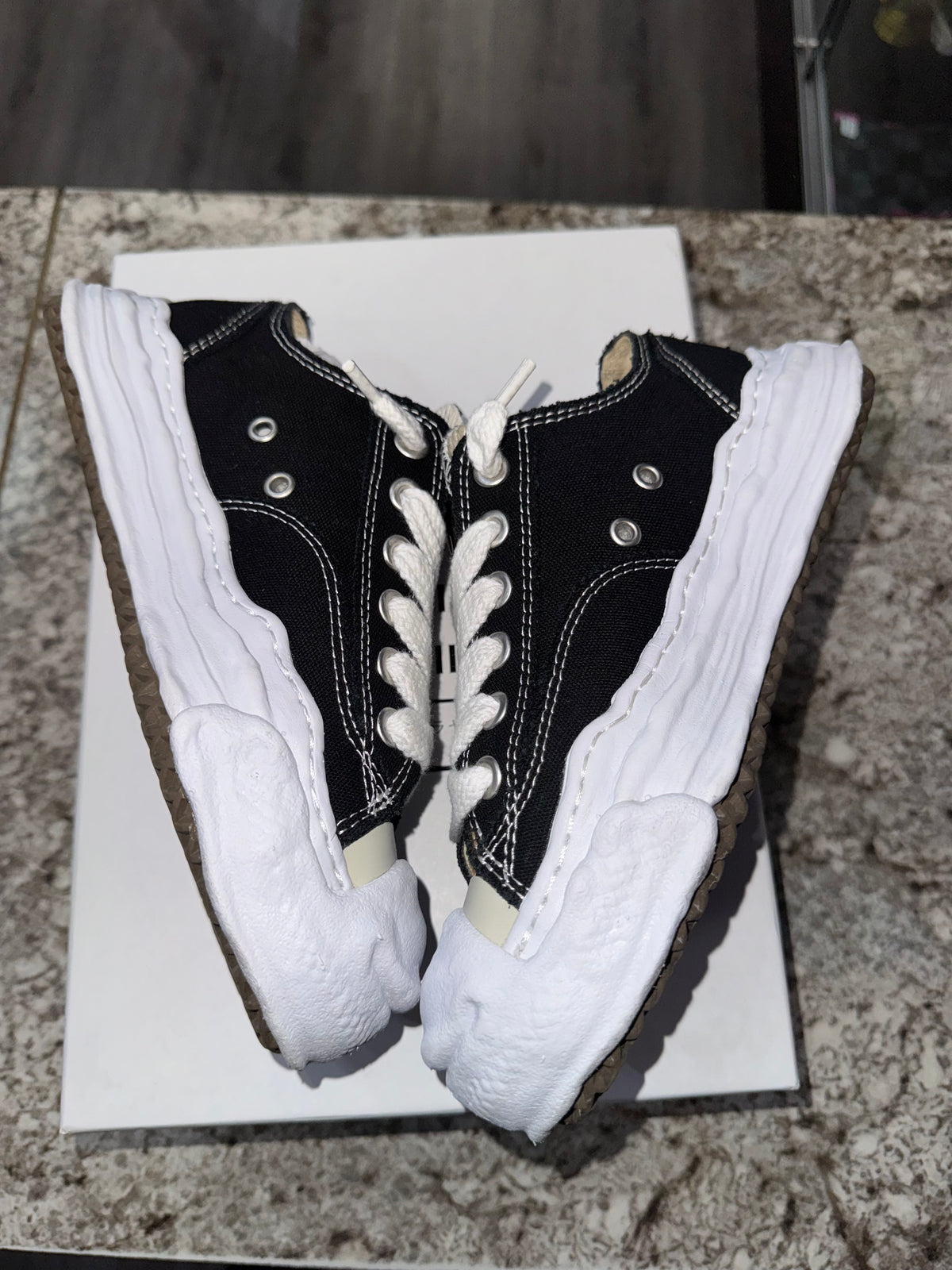 Maison Mihara Yasuhiro Hank OG Sole Canvas Low Black