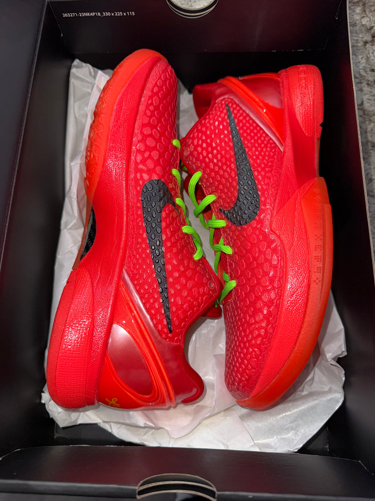 Nike Kobe 6 Protro Reverse Grinch