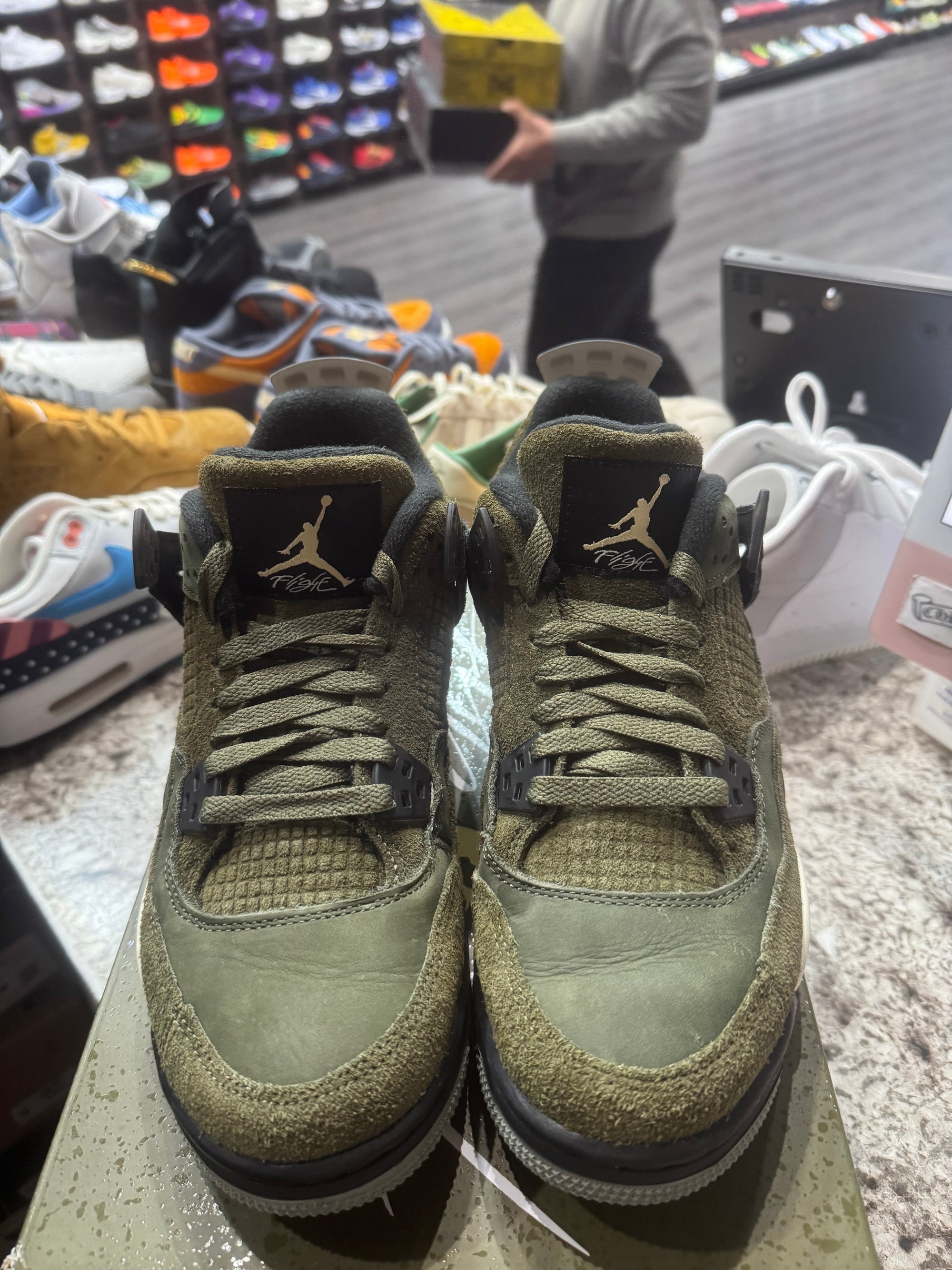 Jordan 4 Retro SE Craft Medium Olive (GS)