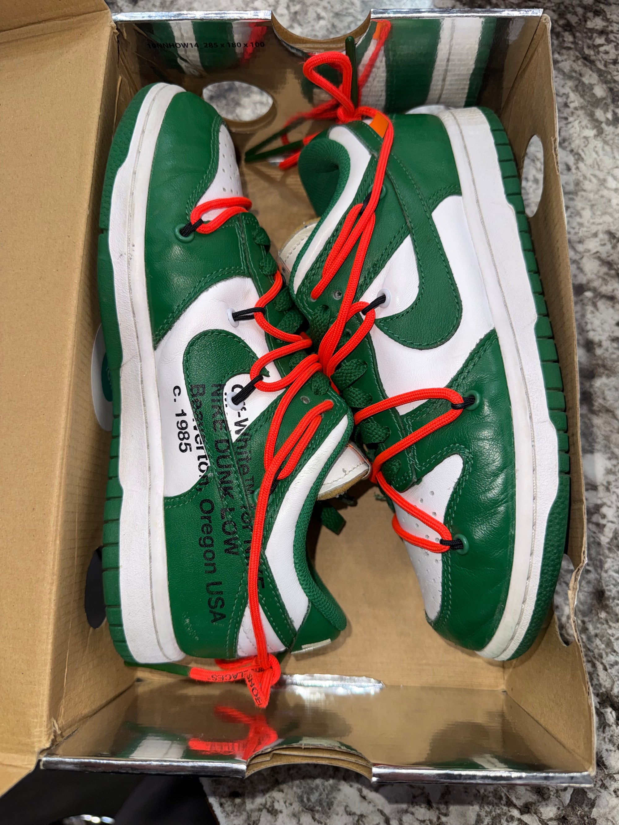 Nike Dunk Low Off-White Pine Green