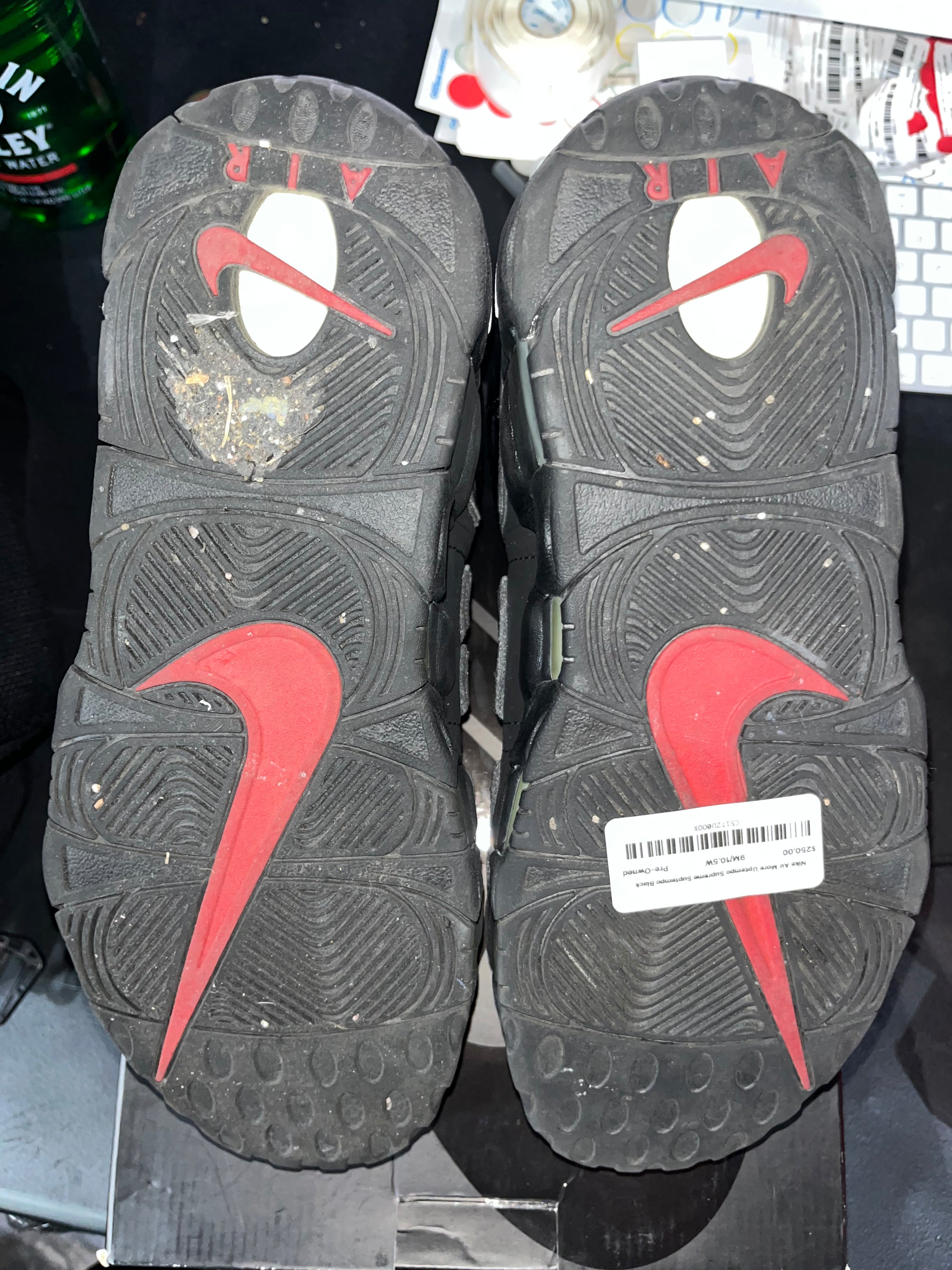 Nike Air More Uptempo Supreme Suptempo Black