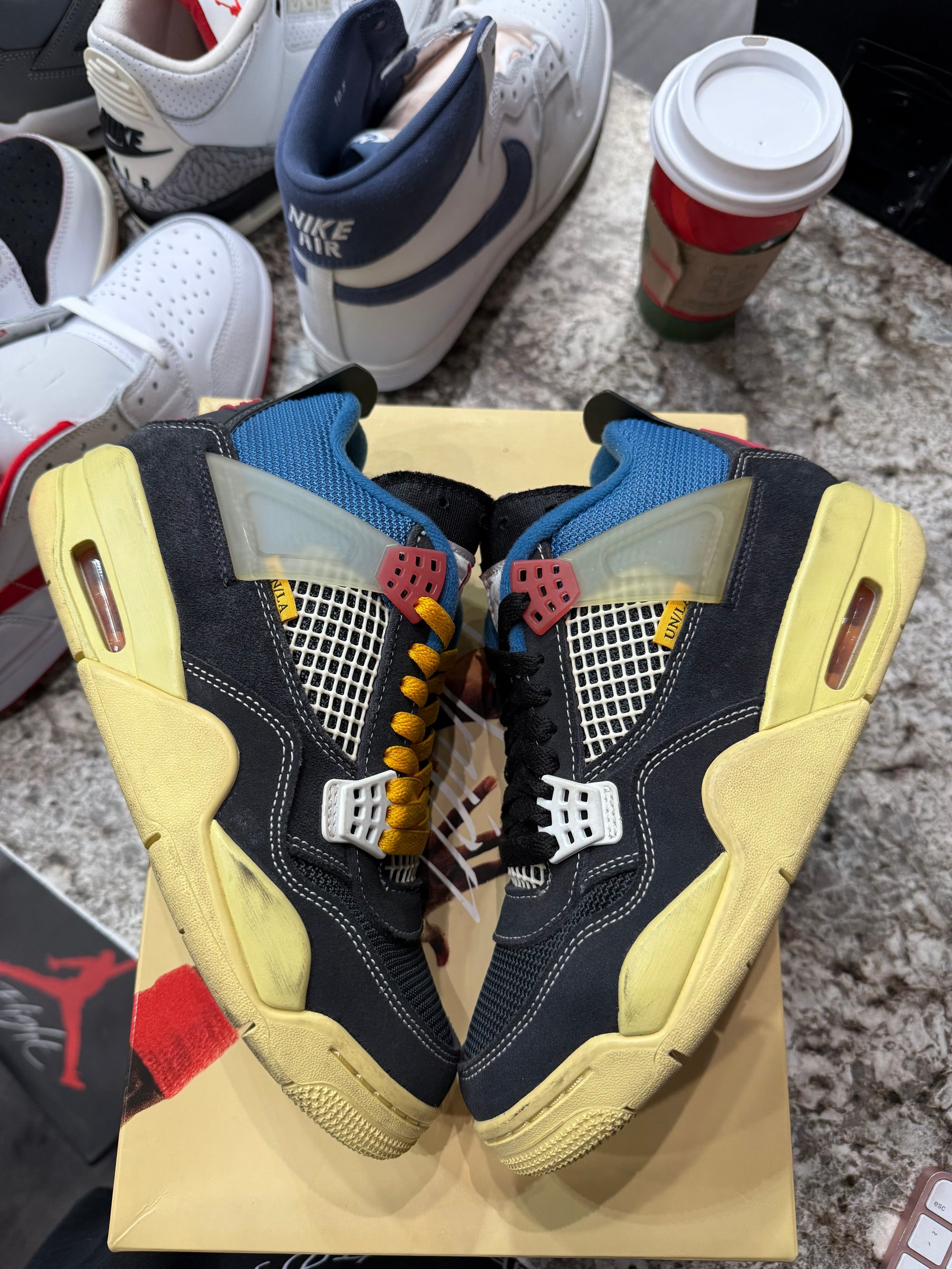 Jordan 4 Retro Union Off Noir