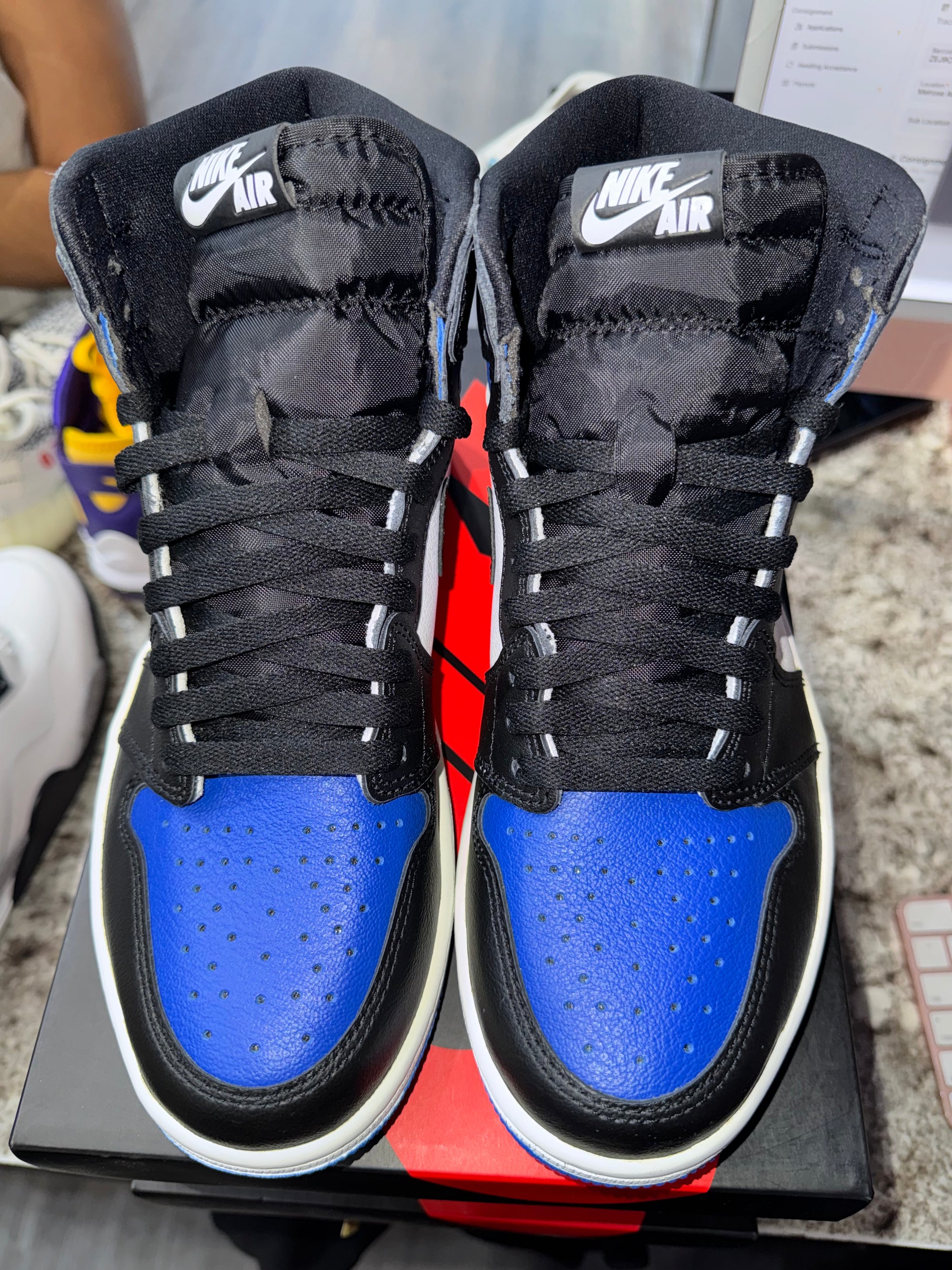 Jordan 1 Retro High Royal Toe (DISCOLORED)