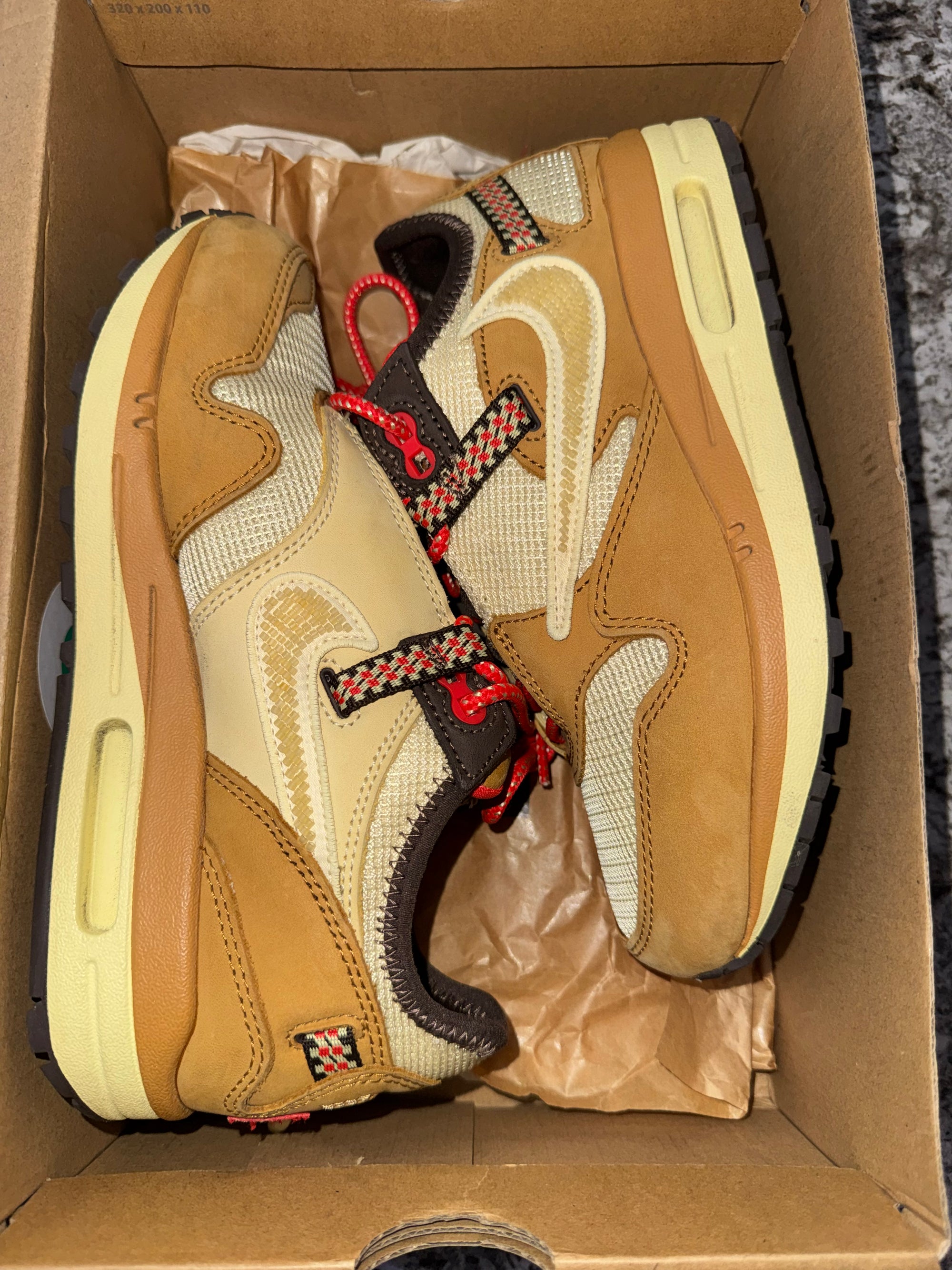 Nike Air Max 1 Travis Scott Cactus Jack Baroque Brown