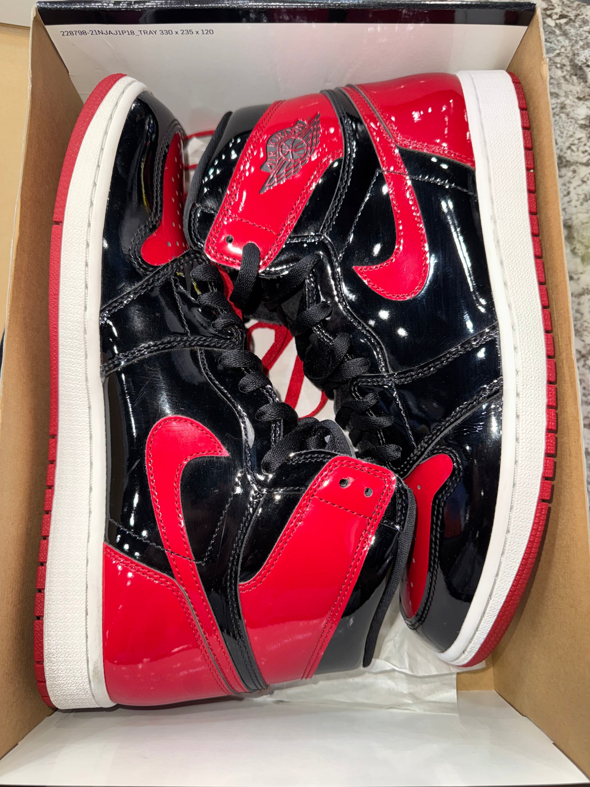 Jordan 1 Retro High OG Patent Bred