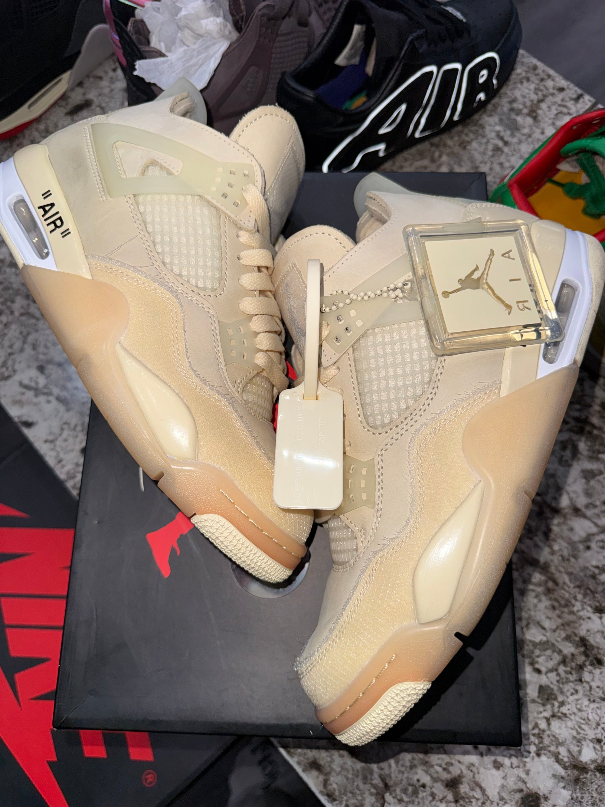 Jordan 4 Retro Off-White Sail (Women's)
