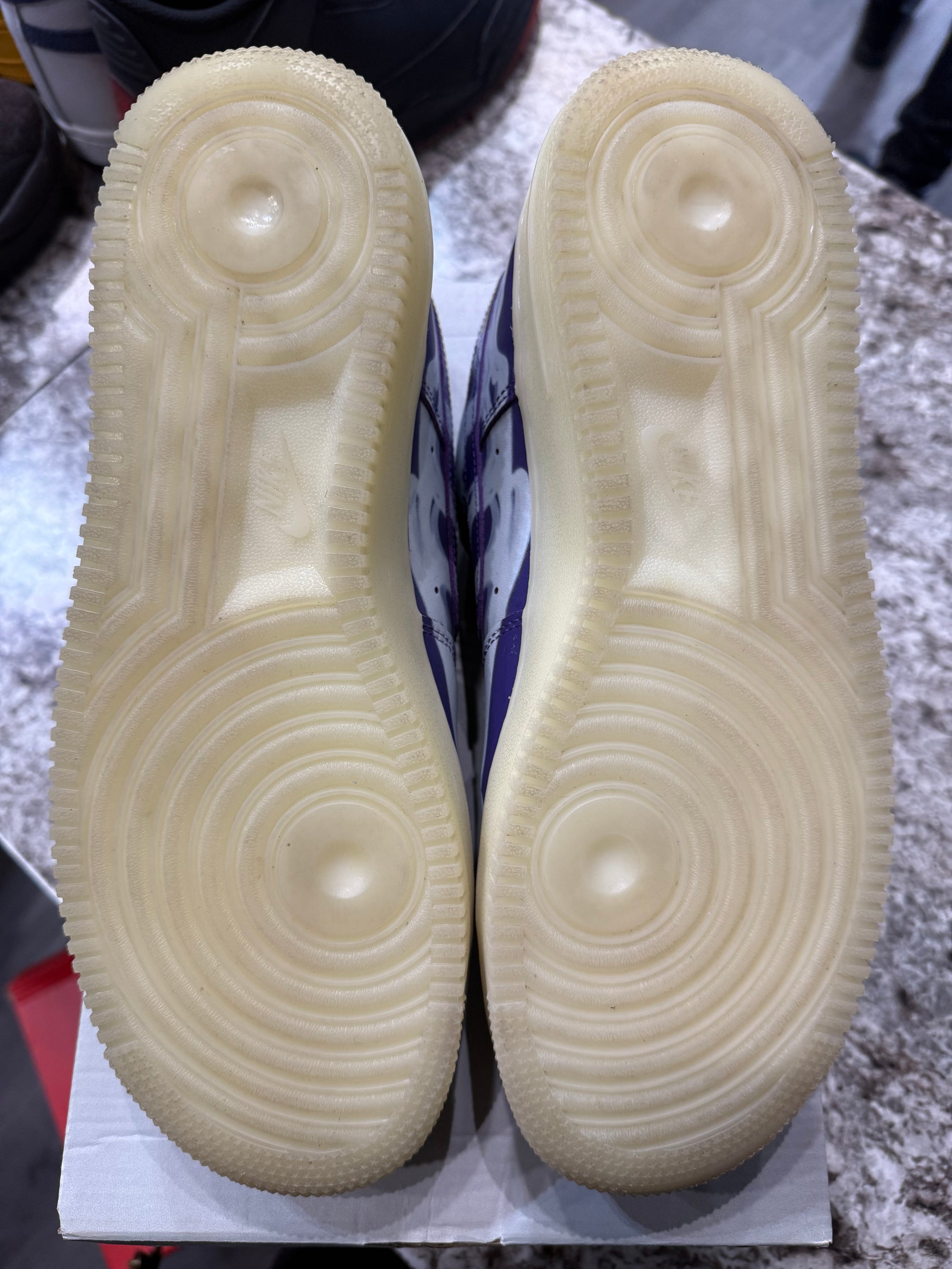 Nike Air Force 1 Low '07 QS Purple Skeleton Halloween (2021) (REPLACEMENT BOX)