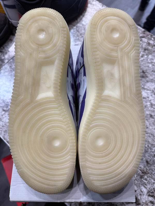 Nike Air Force 1 Low '07 QS Purple Skeleton Halloween (2021) (REPLACEMENT BOX)