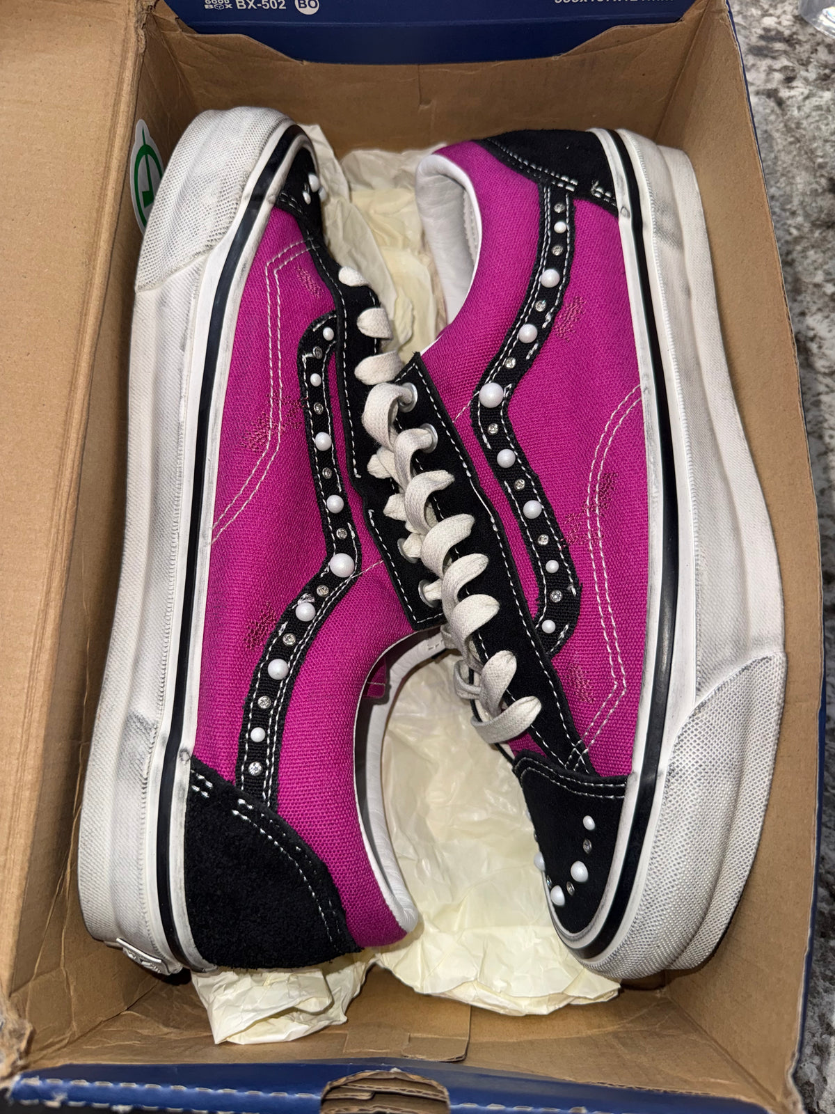 Vans OTW Old Skool 36 Pearlized Pack Pink Black
